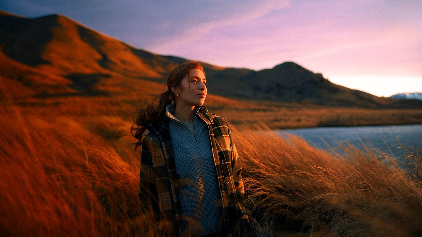 High Peak station putting on the goods! @helena_broughton for @swanndri_nz Winter 25 @highpeakstation @larraman @louisparkphoto #Fasion #portrait_vision #landscapephotography