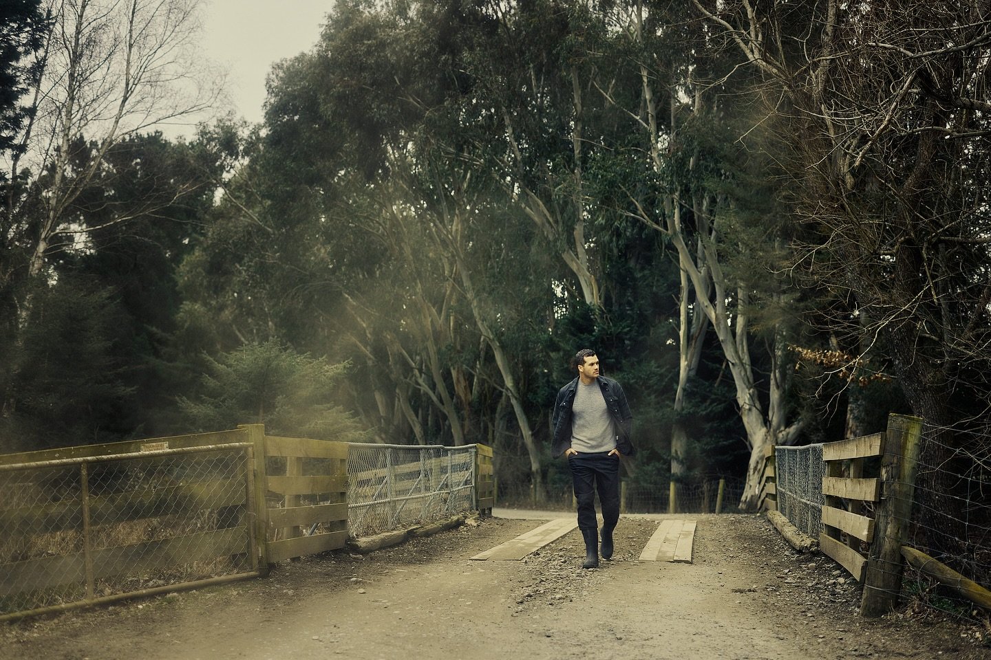 High Peak station what a place to shoot! @red11models  Tom C for @swanndri_nz Winter 25 @highpeakstation @larraman @louisparkphoto #fashion #portrait_vision #landscapephotography