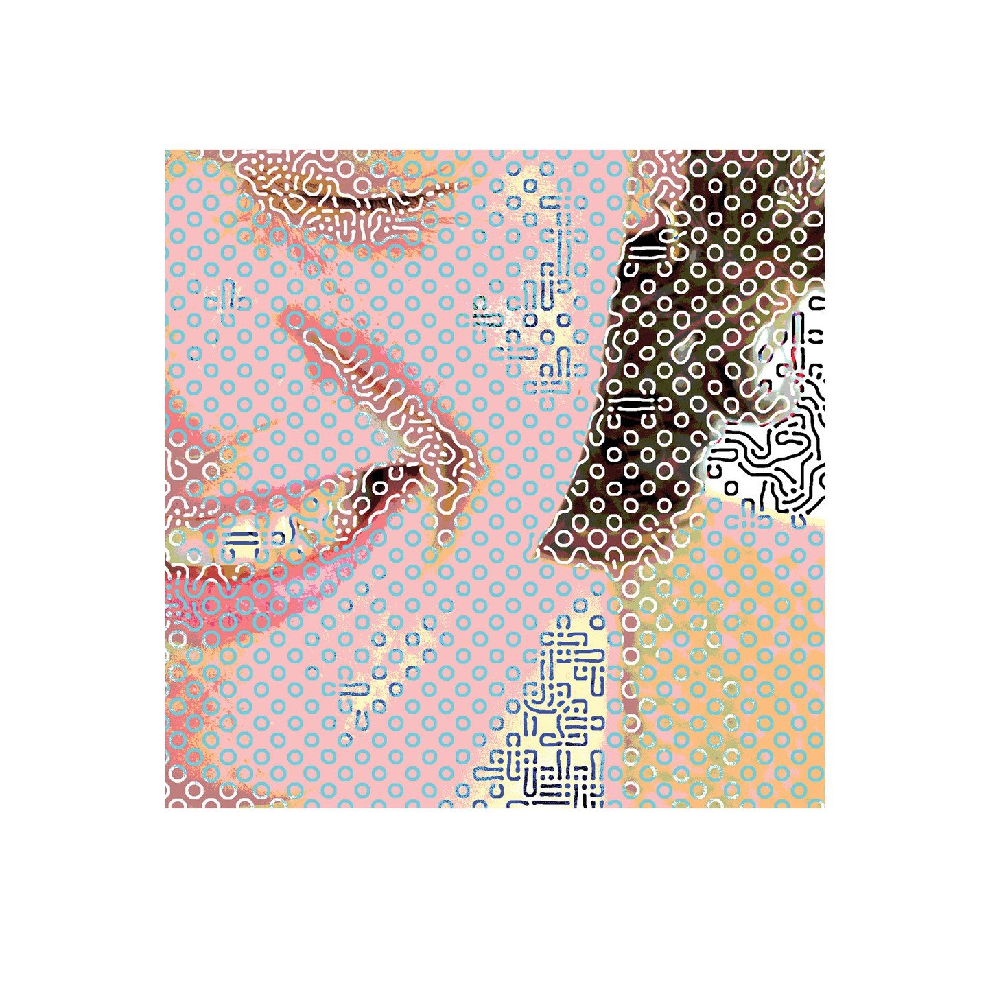 &quot;Exploration of Turing Patterns and Image Degeneration, Or, A Creative Approach to Deep-Frying One's Old Work,&quot; digital series, Photoshop, 2024. 🌀