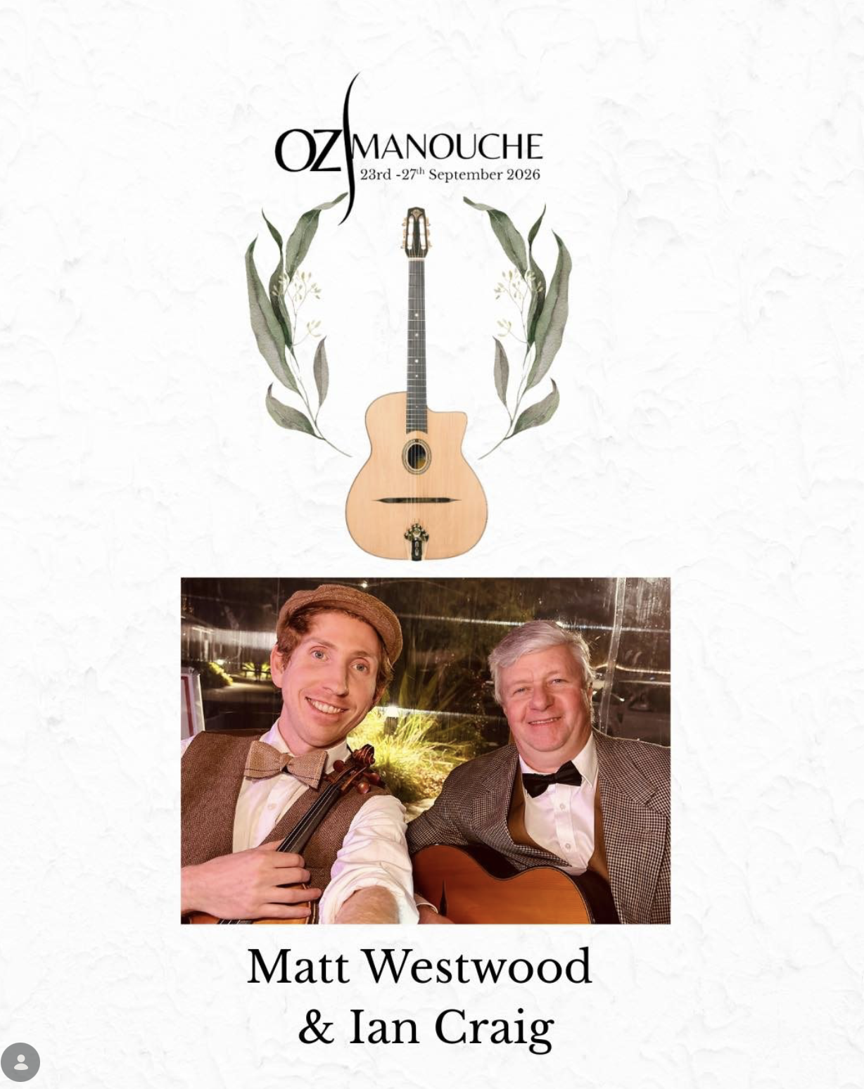 Jam with Matt and Ian at OzManouch