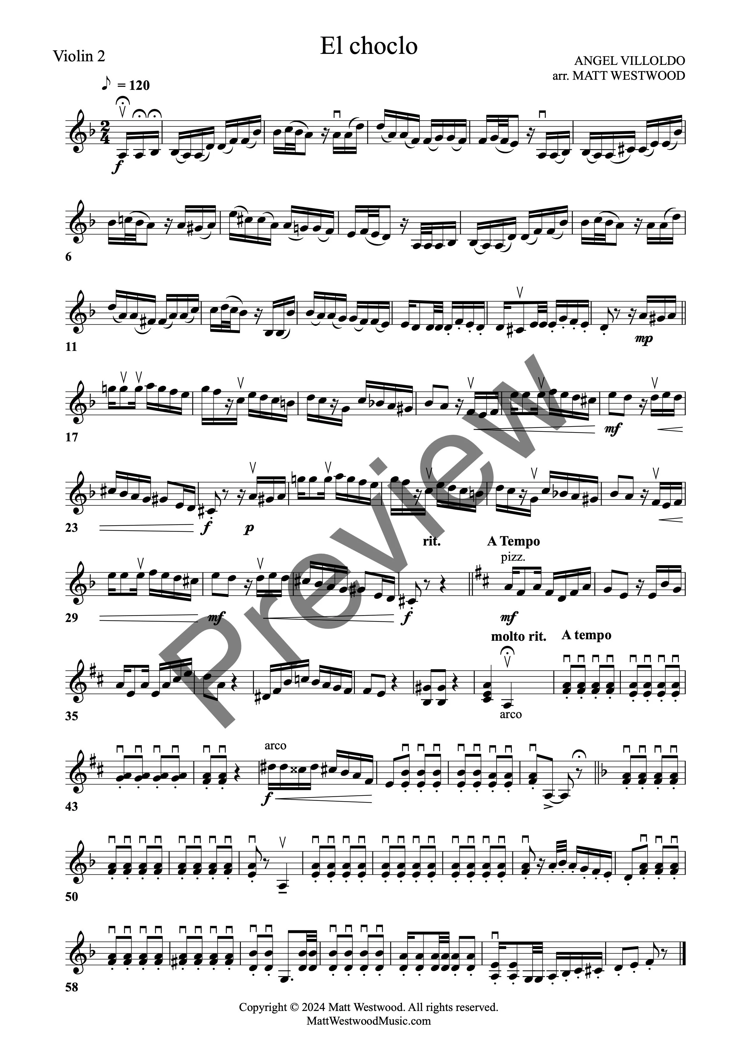 El Choclo for String Quartet - Score and parts watermarked 16.jpg