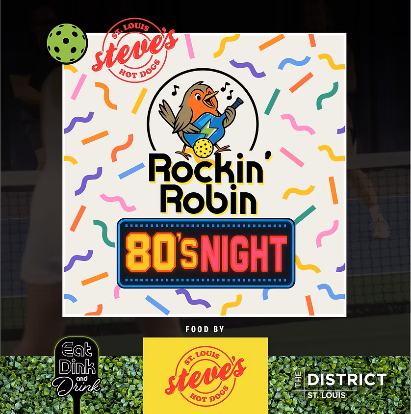 Steve’s Rockin’ Robin 80’s Night at Paddle Up Pickleball Club