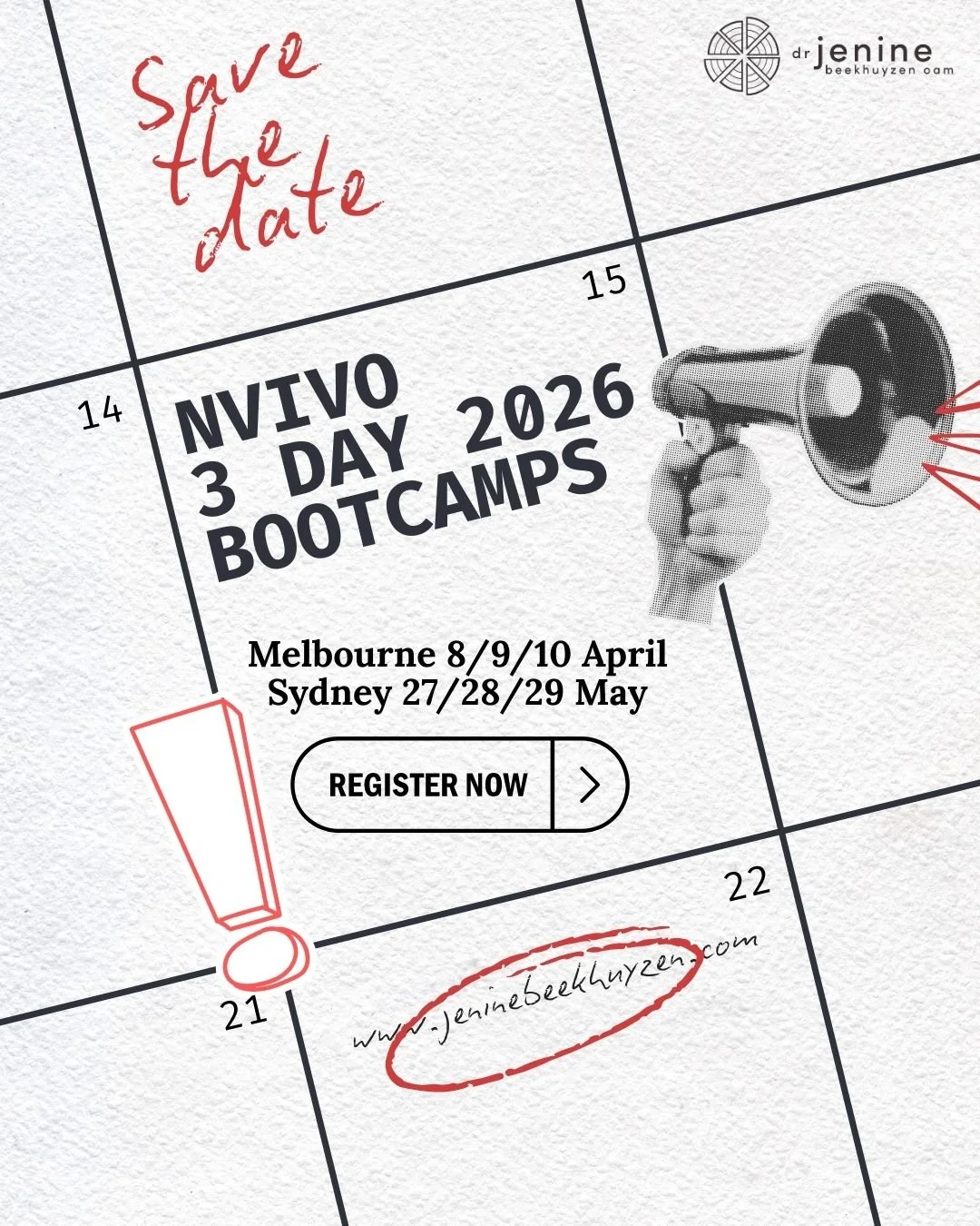 SYDNEY NVivo 3 day Bootcamp 27-29 May 2026