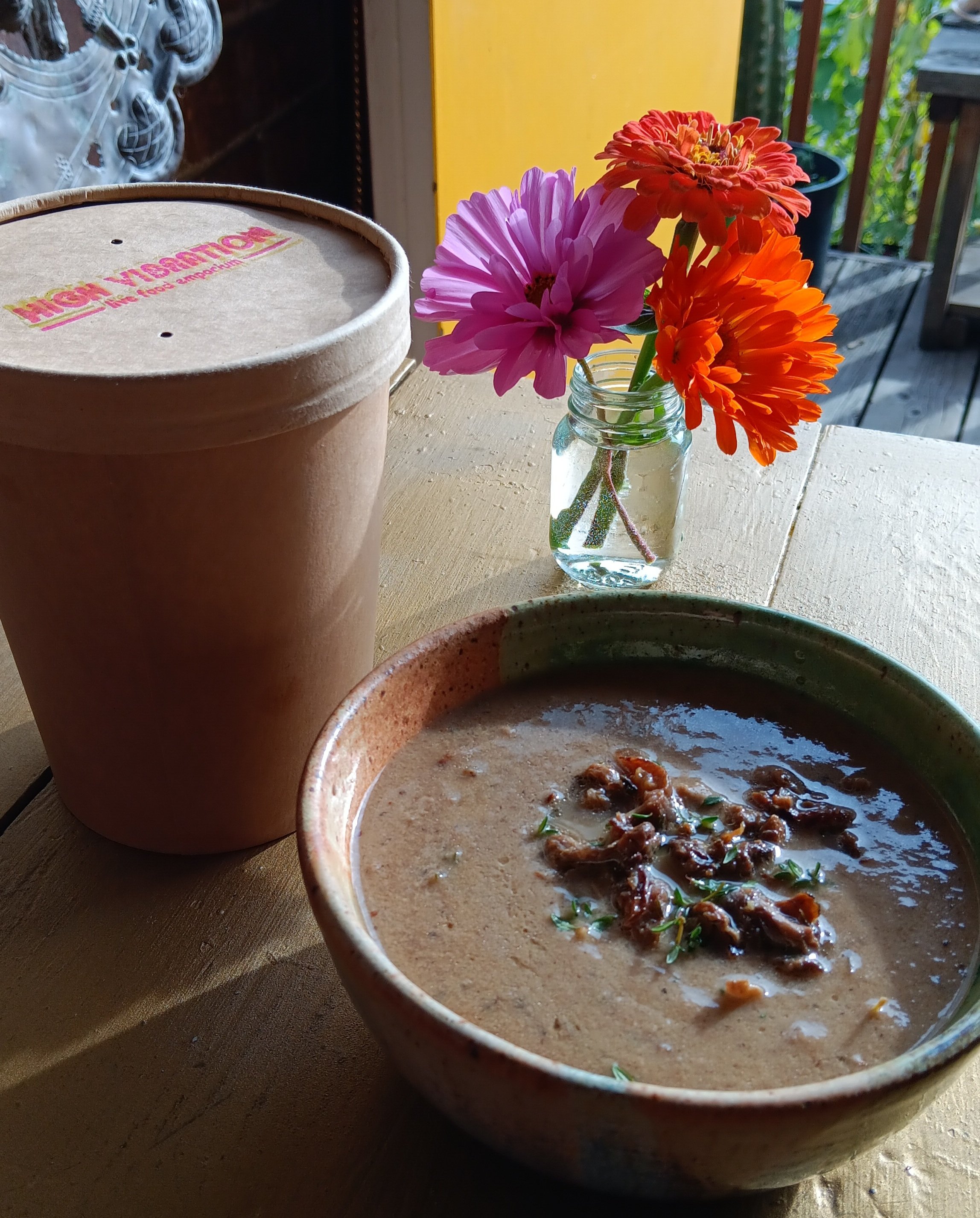 oyster mushroom soup