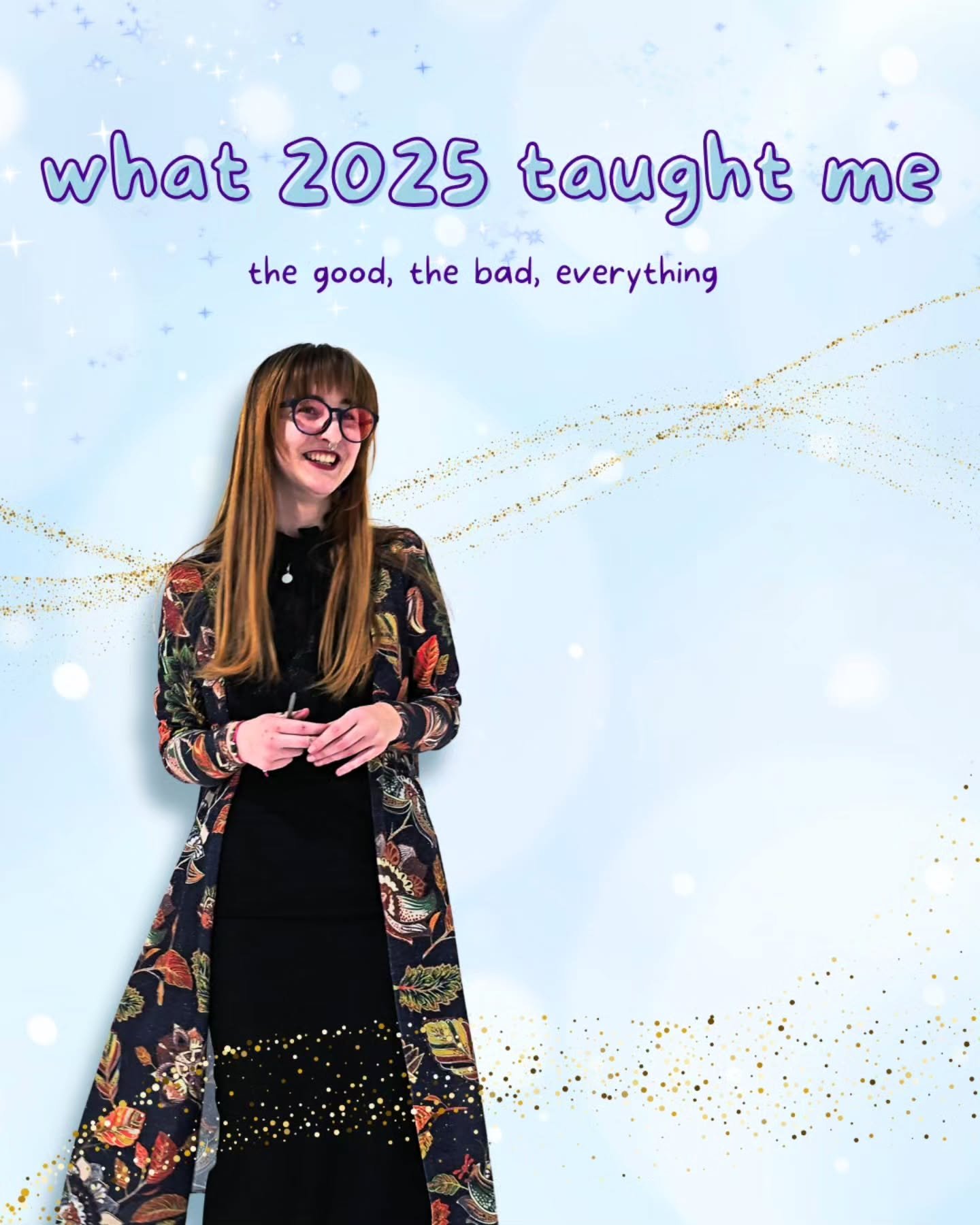 as i settle into 2026, i wanted to take a moment to reflect on what 2025 taught me, that i will be taking with me into my future ✨

the most important one for me was to nurture a social circle that believed in me, even on days where i didn't believe 