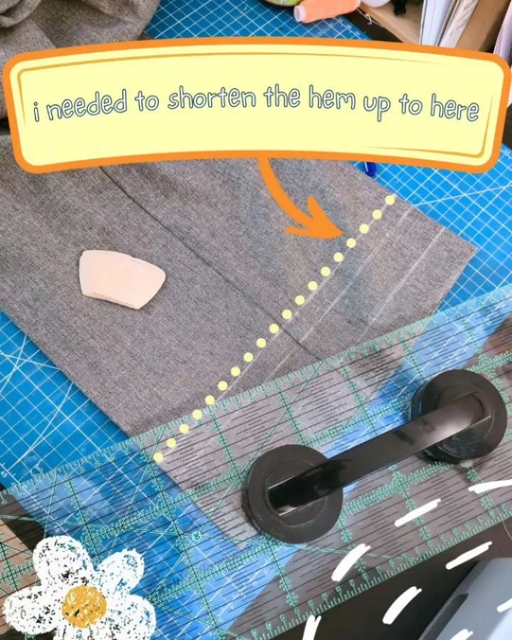 i was given some pants to shorten recently 💃🏻

this is an alteration that most sewists and seamstresses really dislike doing, but it&rsquo;s one of the most requested, and for good reason!

clothes sizes aren&rsquo;t standardized globally, or even 