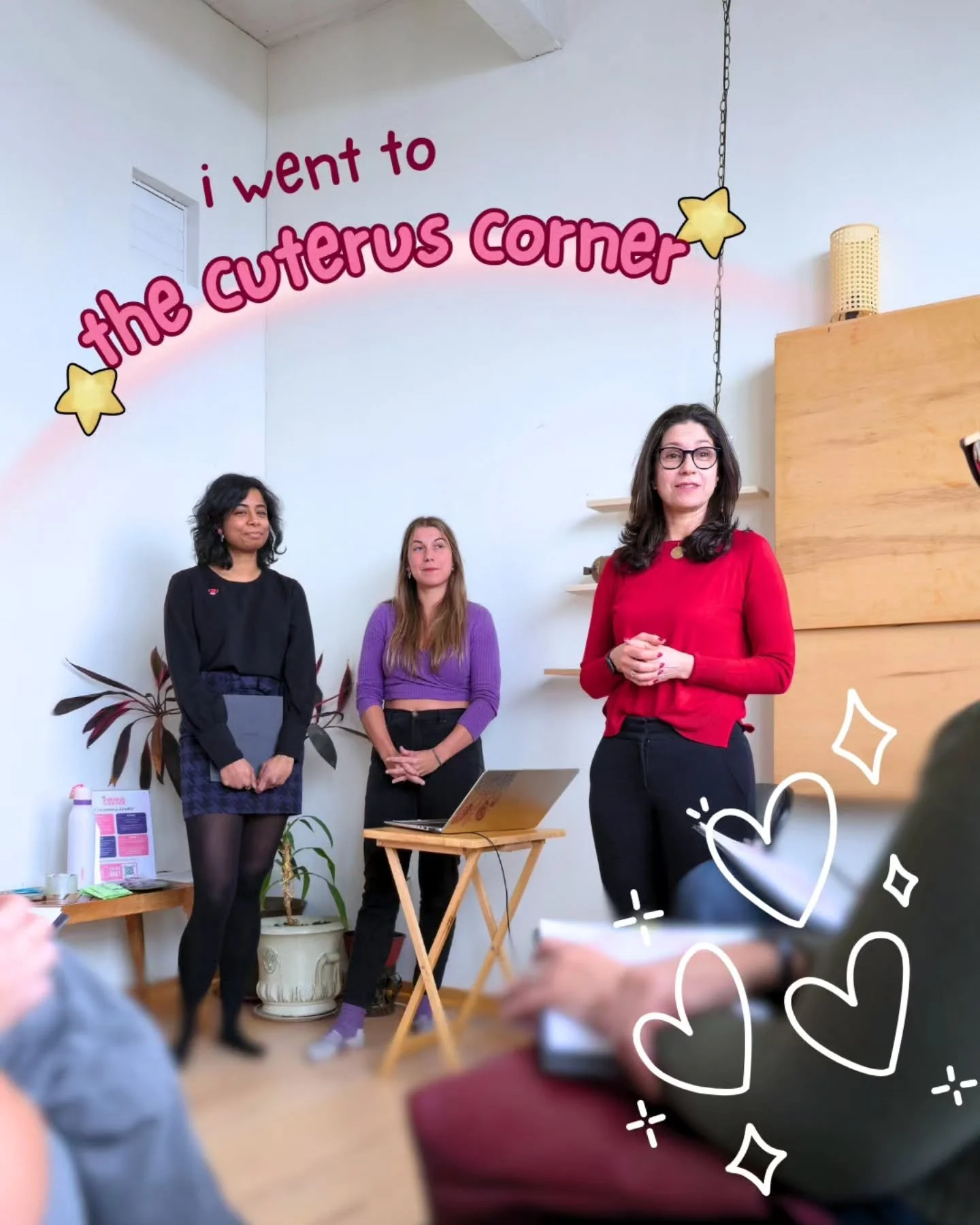last month, i attended one of @thecuteruscorner events, and boy oh boy, am i glad i did 💖

i learned so much about women&rsquo;s health and how it affects us every day, plus how to take care of my body in different ways 💞

i found out that women in