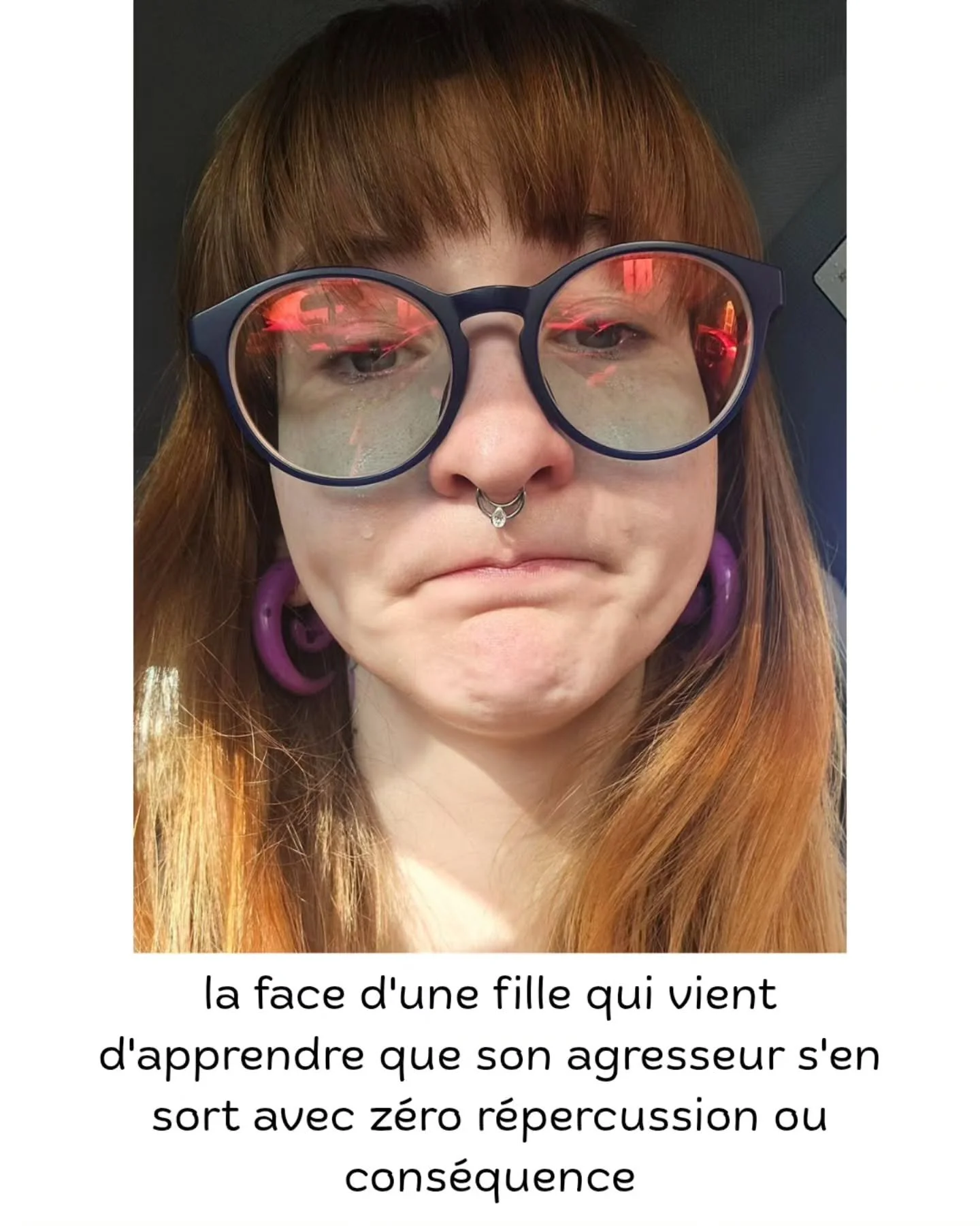 Pour ceux qui le savent pas;
J'ai &eacute;t&eacute; attaqu&eacute;e physiquement par un homme le jour de la Saint-Jean, ce juin dernier. 

Je l'ai report&eacute; &agrave; la police, avec une gentille dame qui a tout vu se produire. 

On m'a appel&eac