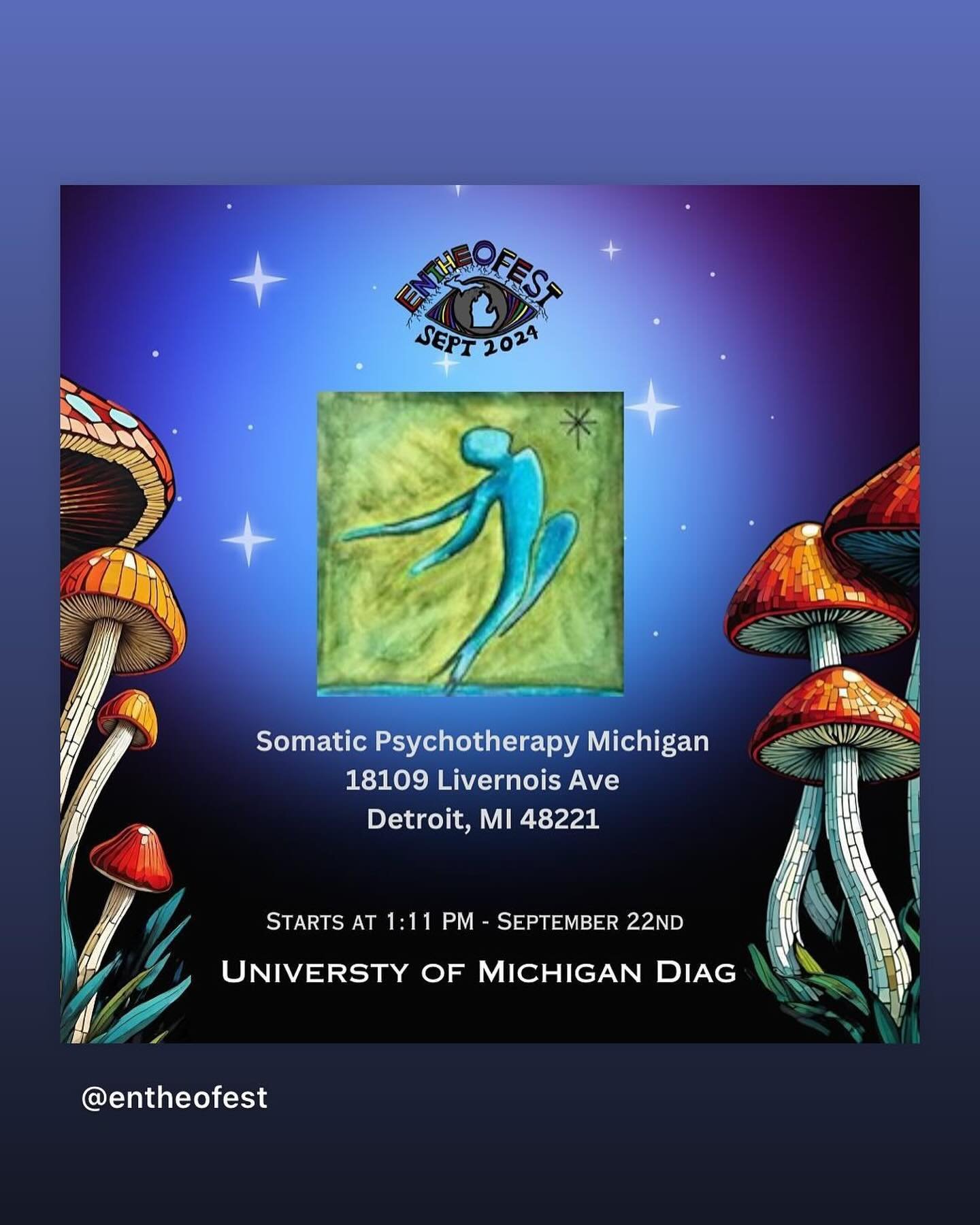 So excited to be a sponsor at Entheofest this year!🍄🍄❤️