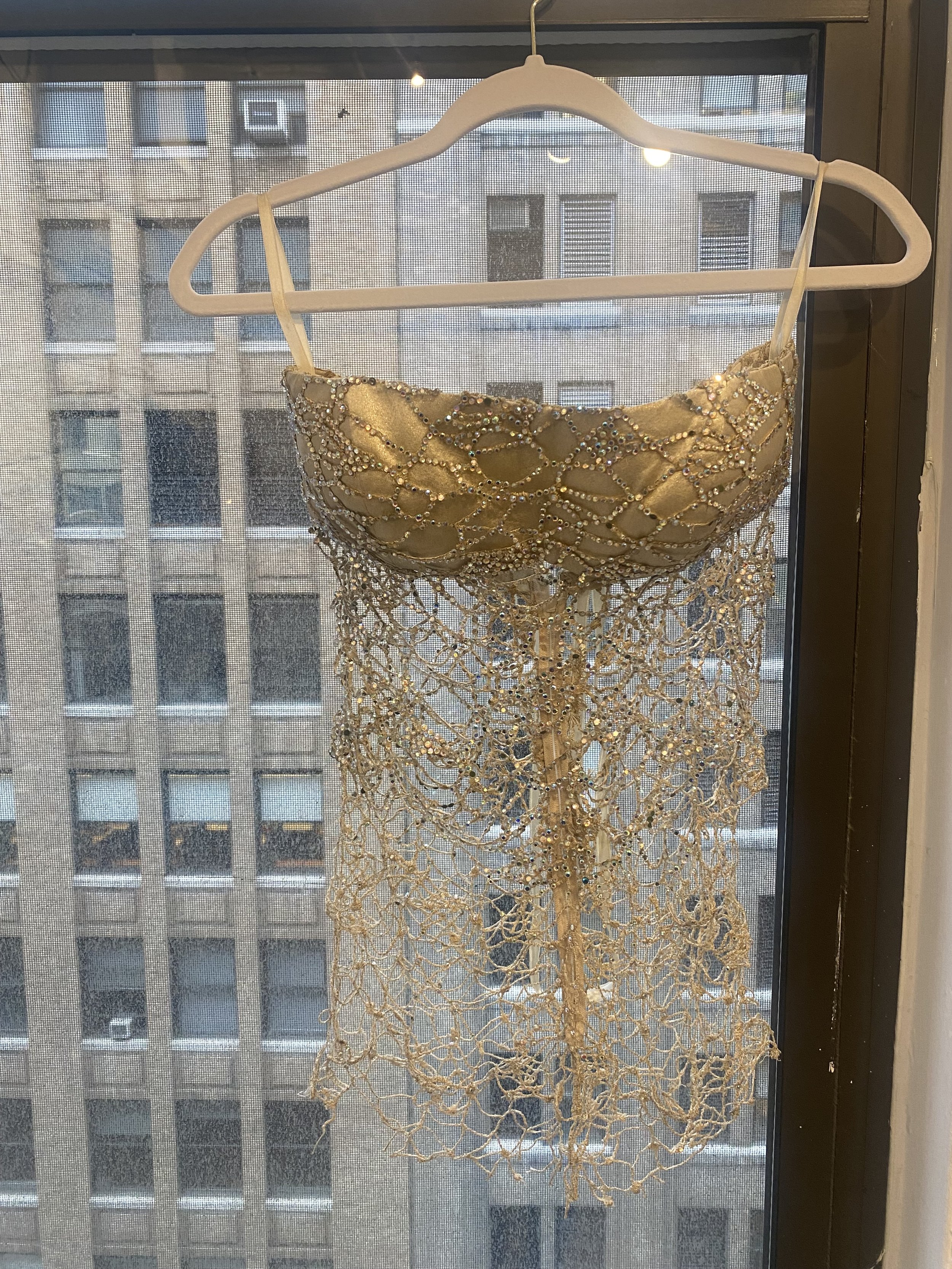 CROCHET SWAROVSKI CORSET