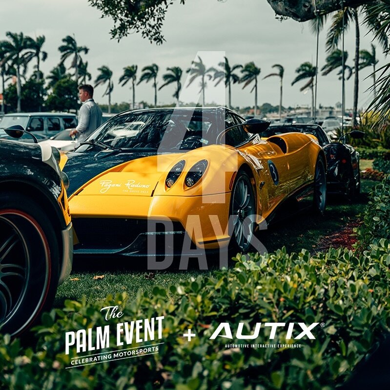 🚗🌟 4 Days &lsquo;til The Palm Event! 🏎️✨

In just four days, @thepalmevent will unleash a spectacular lineup, with each car telling its own unique story. 🌴💫

🌟 **Celebrity Rides &amp; Unique Histories:** Discover the cars with tales to tell, fr