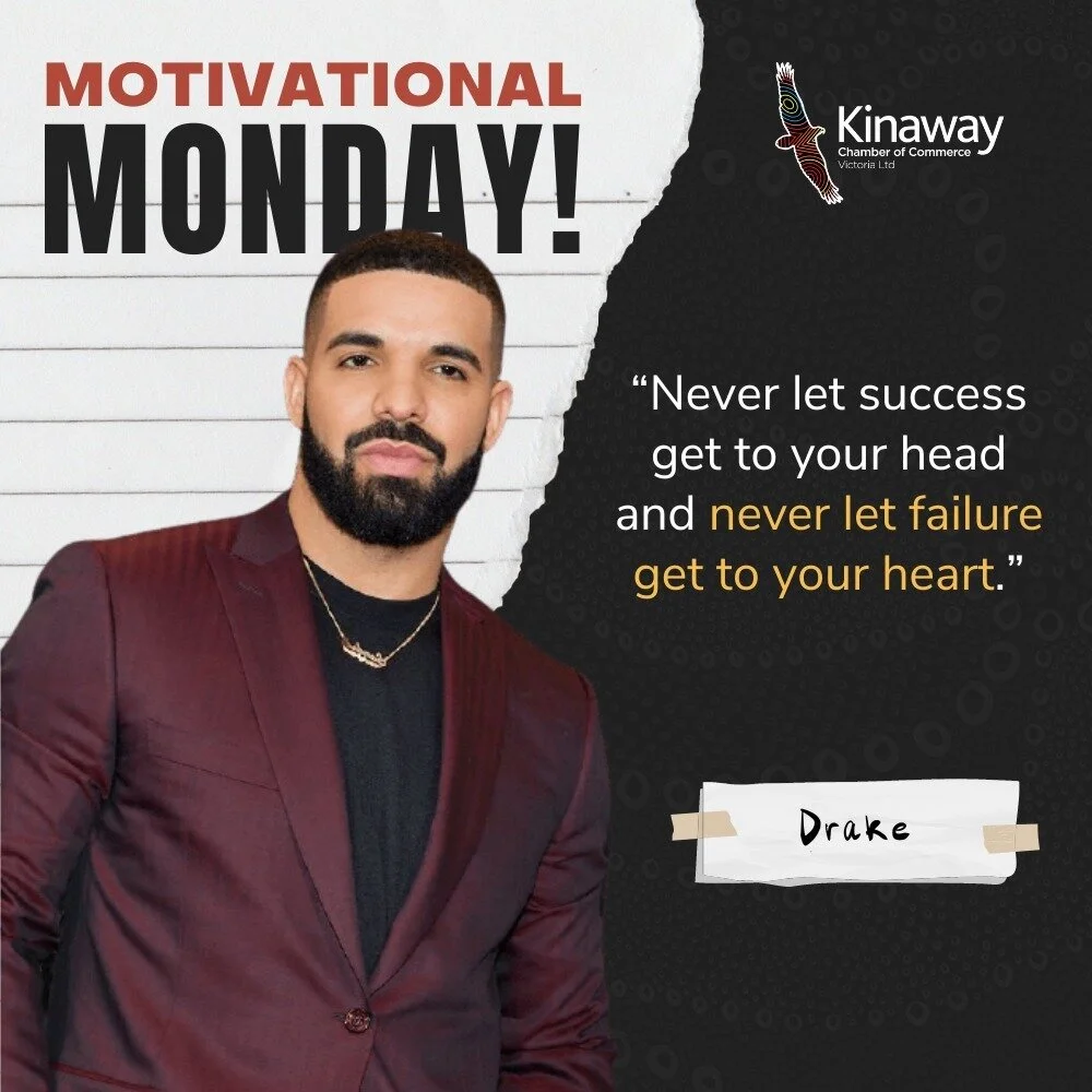 Motivational Monday! 😎

&ldquo;Never let success get to your head and never let failure get to your heart.&rdquo;
- Drake