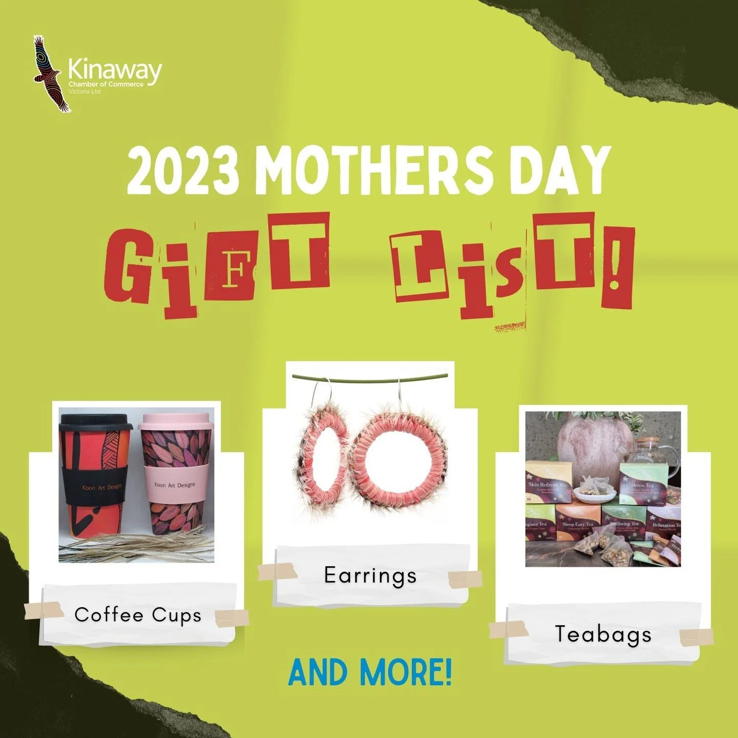 Mothers day is coming up, check out these 6 thoughtful gift Ideas!

Are you looking for a special gift for Mothers Day? Kinaway have put together a list of 6 amazing gifts from selected Kinaway Aboriginal &amp; Torres Strait Islander business members