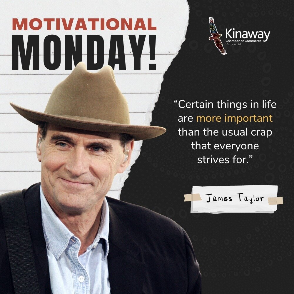 Motivational Monday! 💚 

&ldquo;Certain things in life are more important than the usual crap that everyone strives for.&rdquo;
- James Taylor