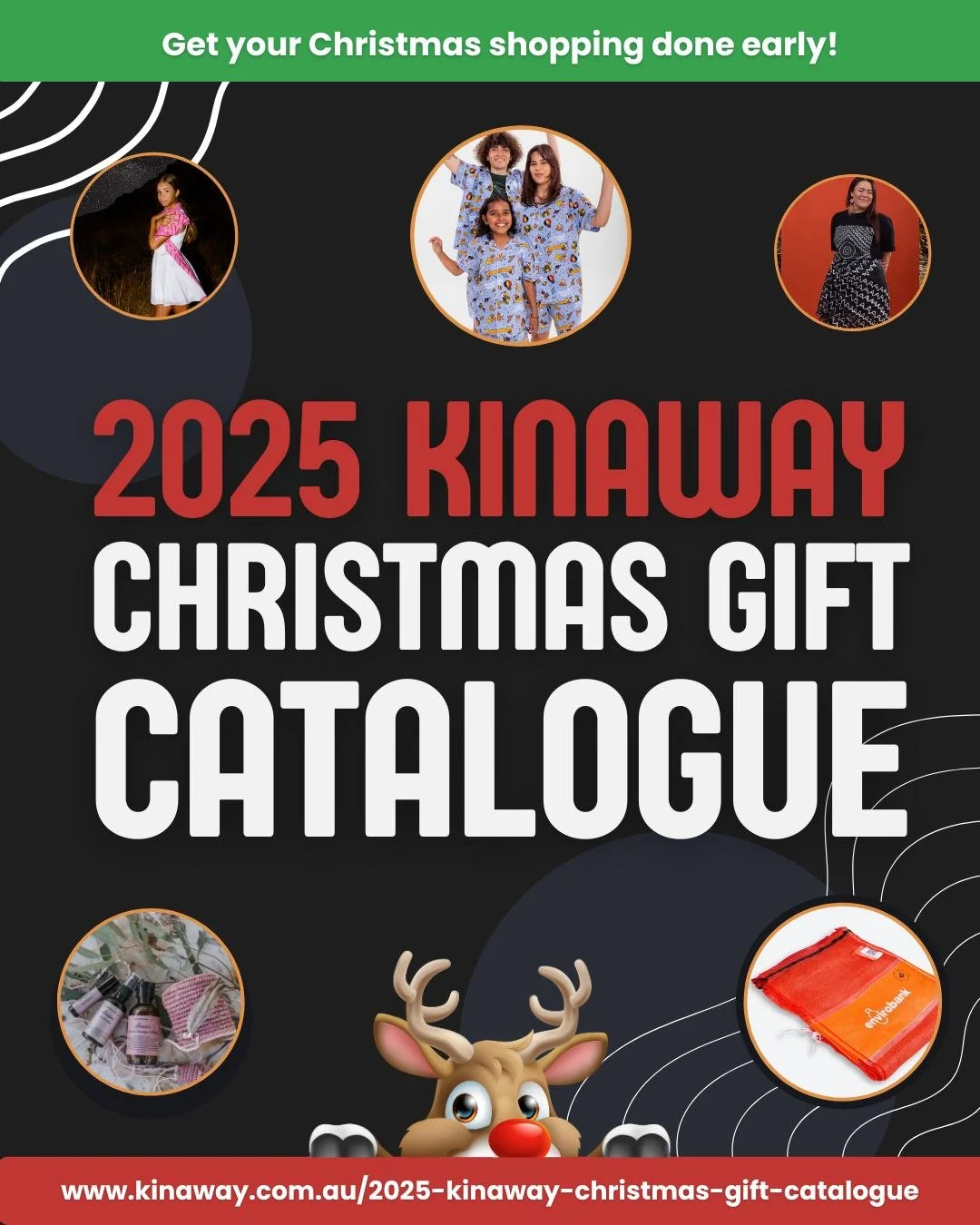We are excited to showcase the 2025 Kinaway Christmas Gift Catalogue, featuring deadly products and services offered by our dedicated Kinaway Members. This year's catalogue provides an excellent opportunity to spotlight and promote Indigenous-owned b