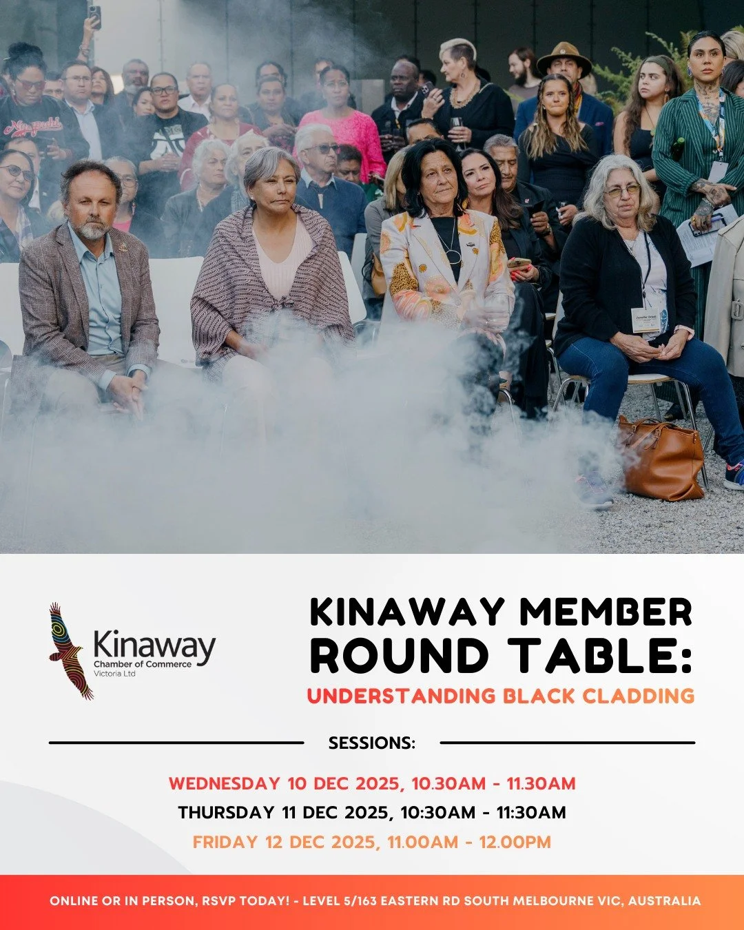 Kinaway Member Round Table: Understanding Black Cladding!

Black cladding continues to affect the Aboriginal business sector, and many members have told us they are seeing signs of it in their own industries and networks. Kinaway is inviting members 