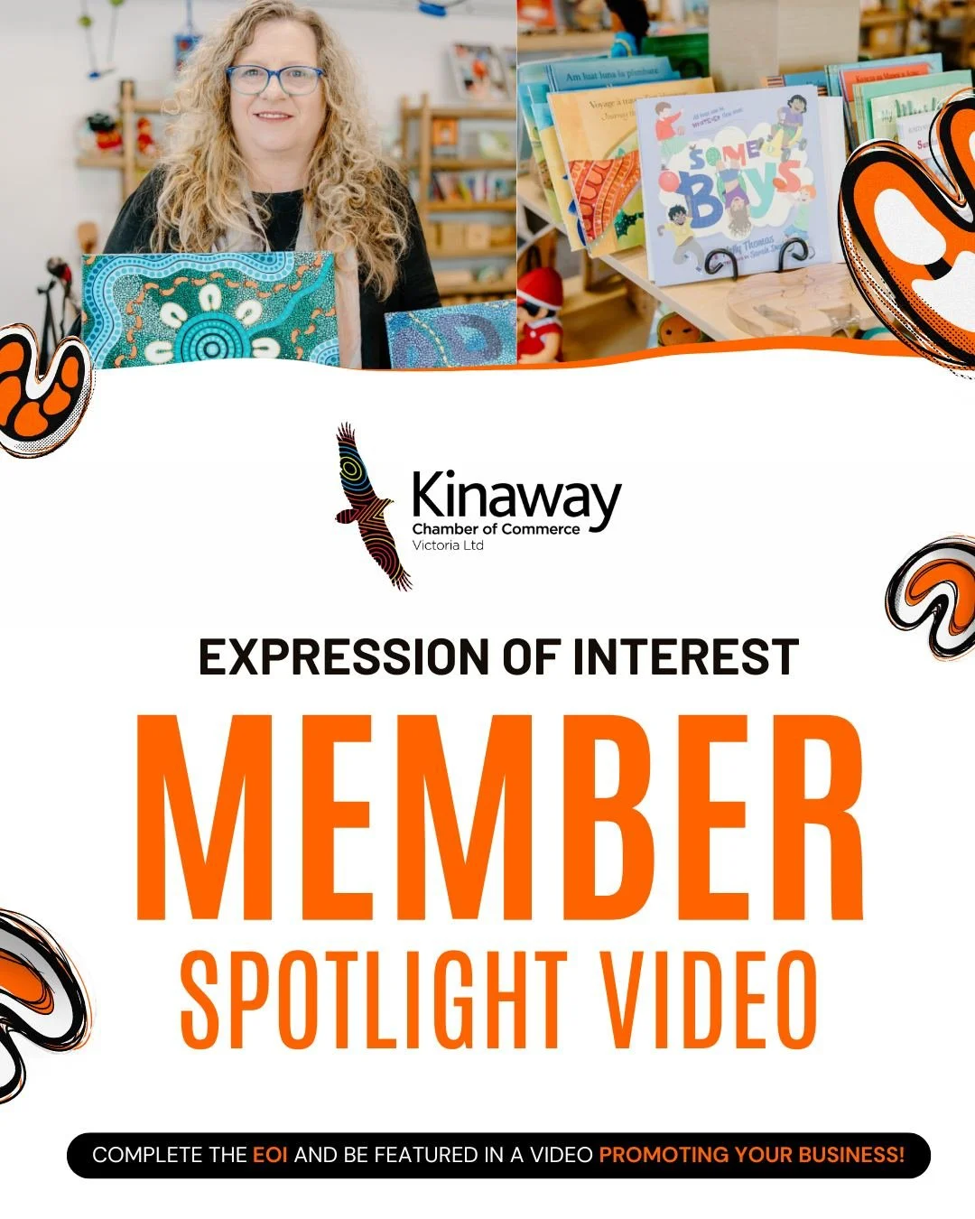 EOI: Member Spotlight Video. Strength in Culture - Power in Business: Stories from Aboriginal Entrepreneurs.

This initiative is designed to amplify the voices of Aboriginal business owners across Victoria, highlighting their unique journeys, cultura