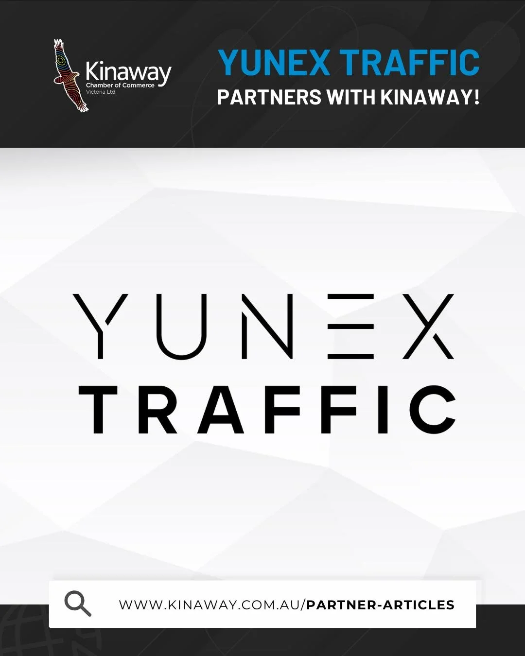 Yunex Traffic Partners with Kinaway!

"Partnering with the Kinaway Chamber of Commerce will support Yunex Traffic&rsquo;s social sustainability and reconciliation priorities by strengthening engagement with Aboriginal and Torres Strait Islander 