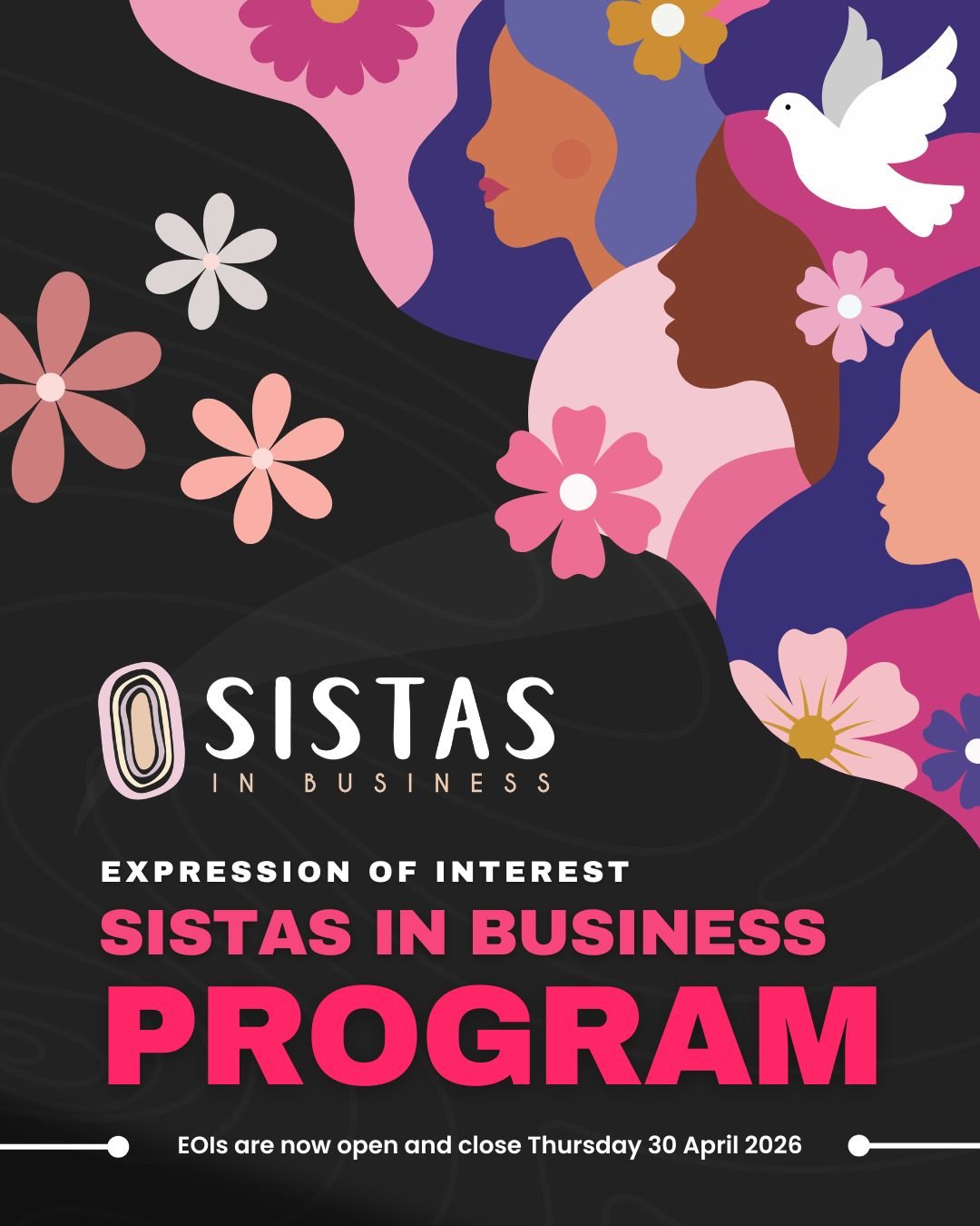 Apply to the Sistas In Business Program today!

EOIs are now open and close on Thursday, 30 April 2026

Kinaway is proud to invite our members to express their interest in being part of the Sistas in Business Program &mdash; a powerful initiative des