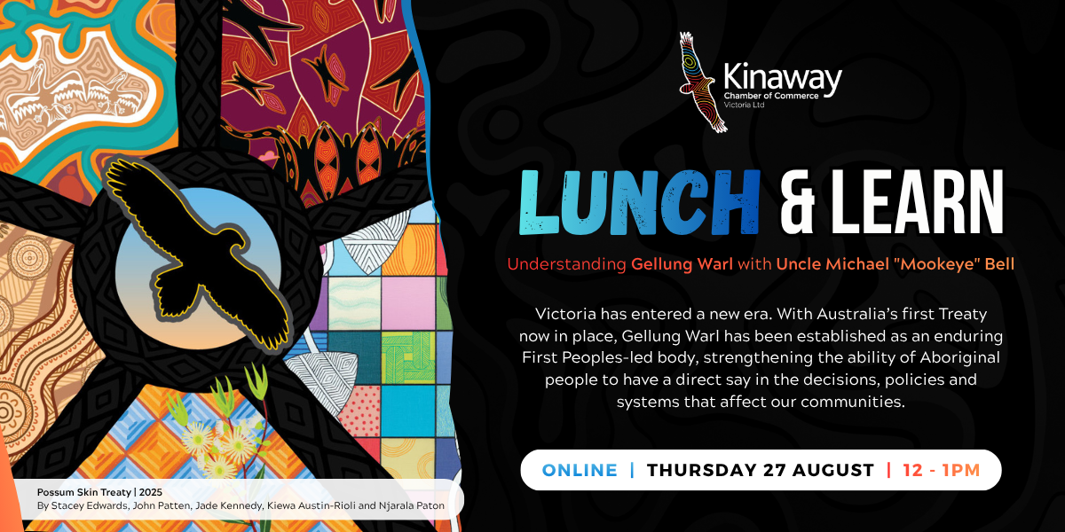 Kinaway Lunch and Learn Understanding Gellung Warl with Uncle Michael "Mookeye" Bell