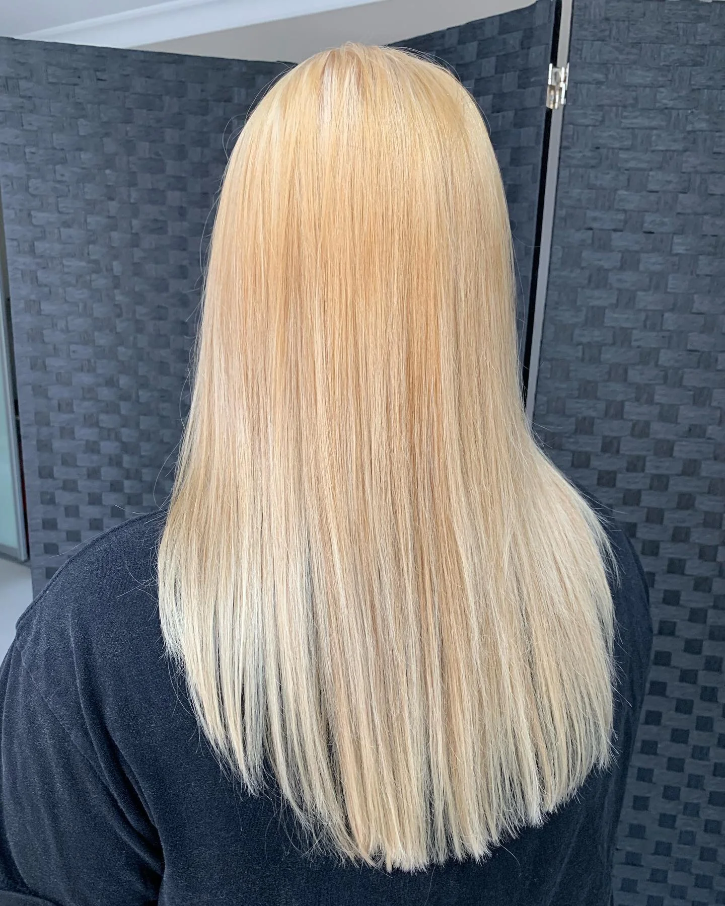 Major improvement, swipe to see what we started with… #kaaral #blondehair #haircut #hair #dianella #homehairsalon #blonde