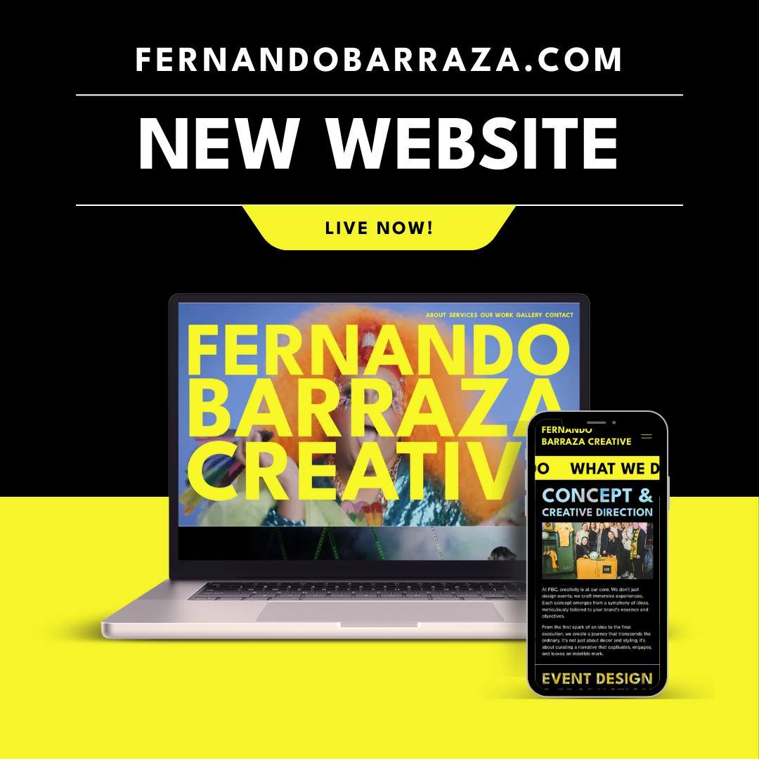 Have you been to the newest hot spot in town, our new website?

Come on over, no RSVP required, your name is already on the door. 

While you're there, check out our full list of services 👉
www.fernandobarraza.com/services

Did you know we did all t