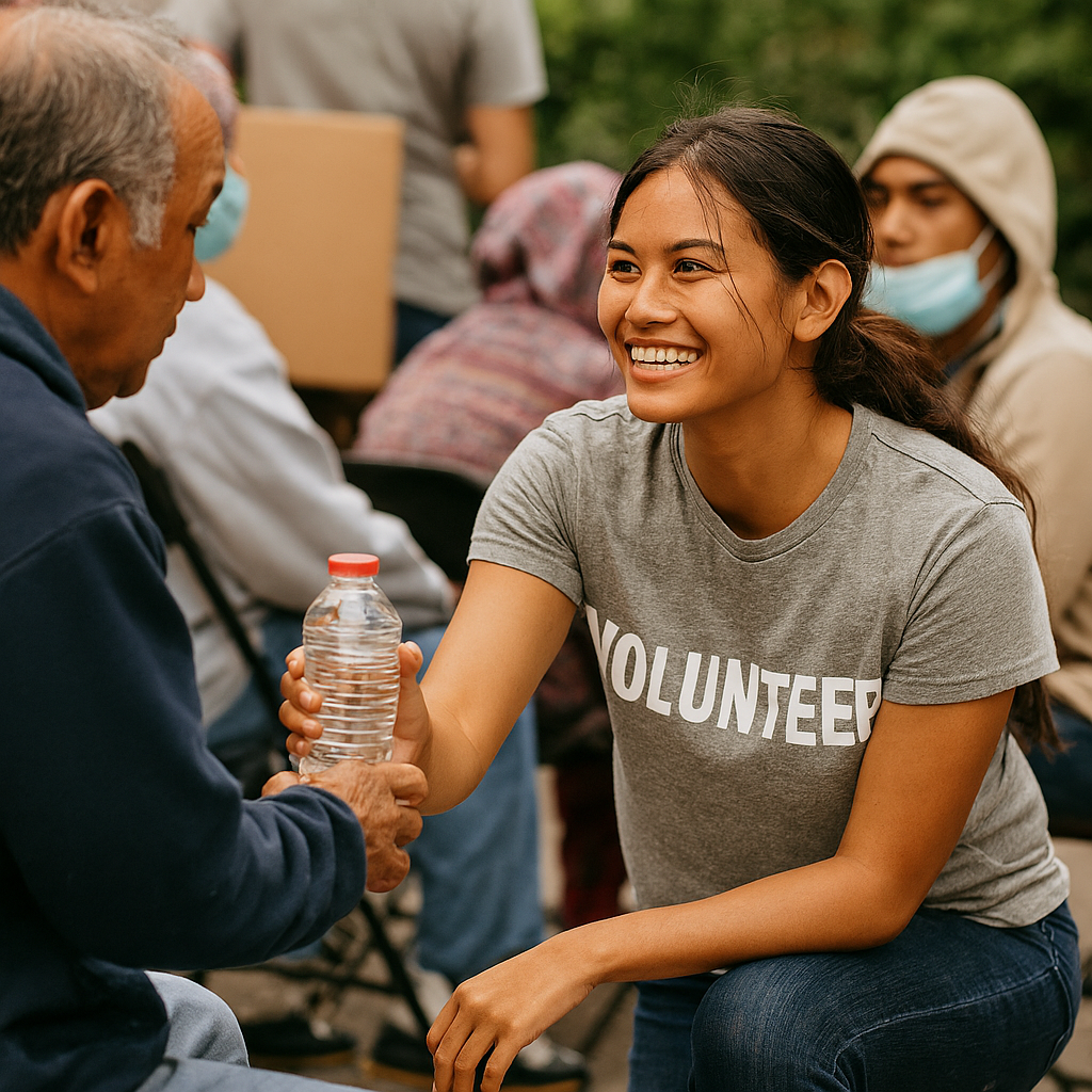What is Matthew 25 offering/giving ?