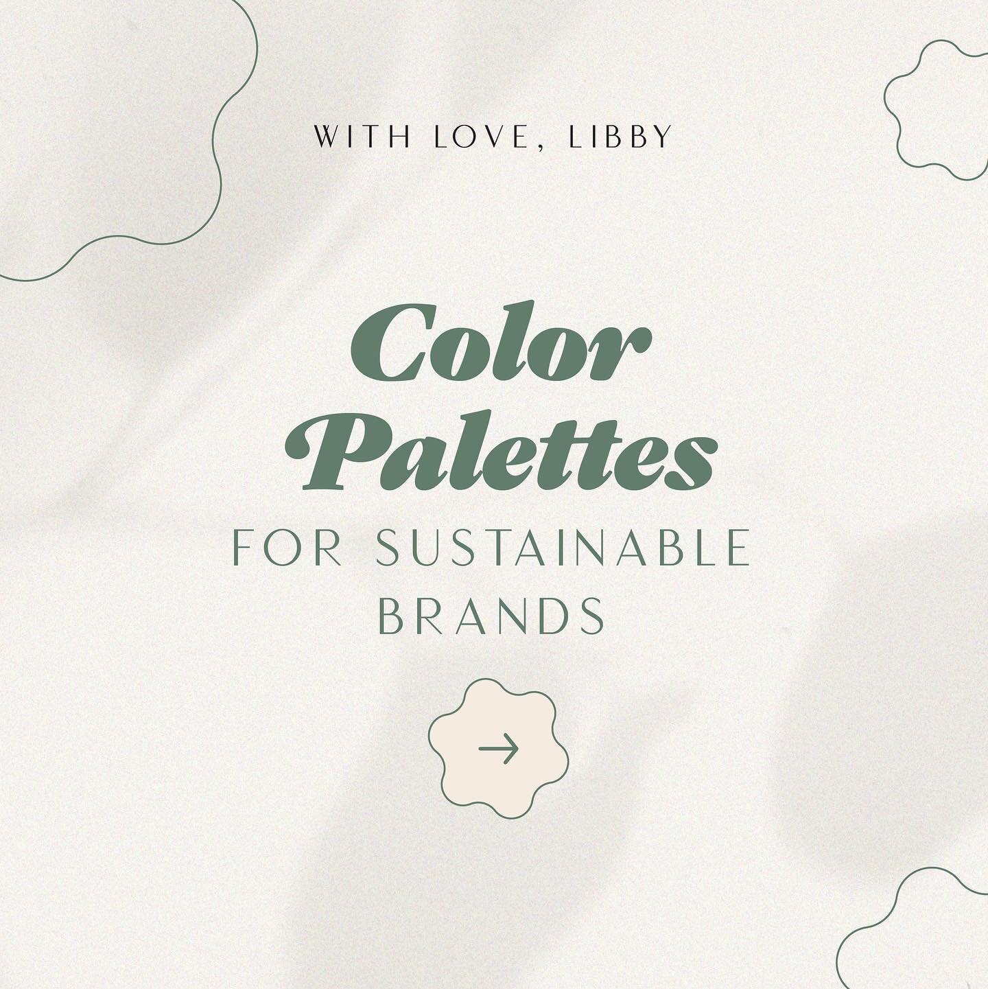 I&rsquo;ve been putting together color palettes for a sustainable brand recently, and i had to share a few. ♻️&nbsp;

Many eco-friendly/sustainable brands gravitate towards the color green for their branding, but it&rsquo;s important to create a cust
