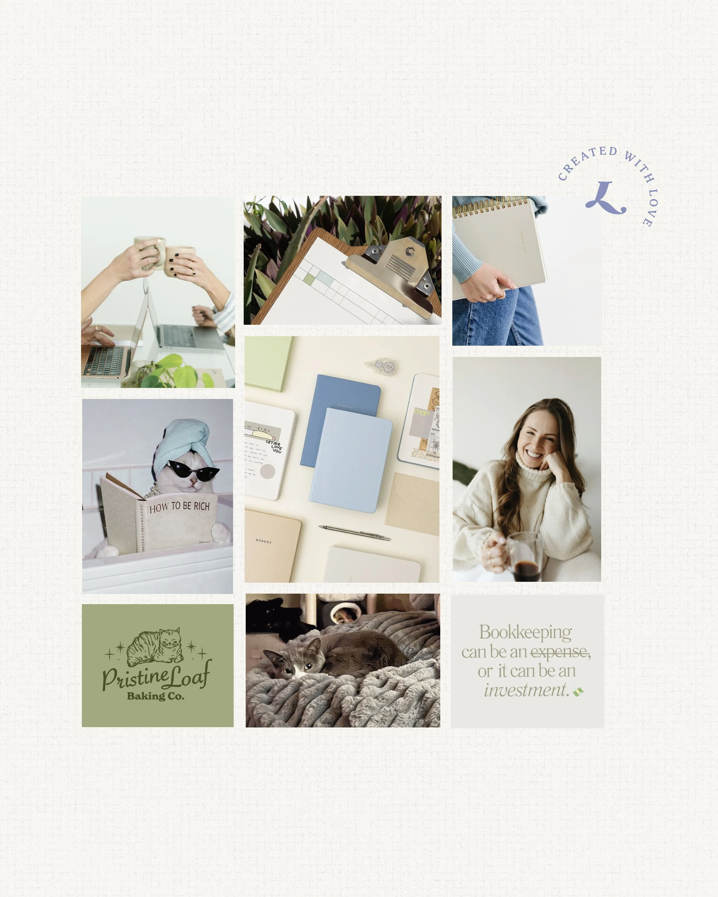 Sharing the creative direction for an accounting biz today! 📈💸 This brand is energetic, witty, and playful. Can&rsquo;t wait to share the final designs with you all!

#branddesigner❤️ #desmoinesiowa #iowadesigner #accountantbranding
