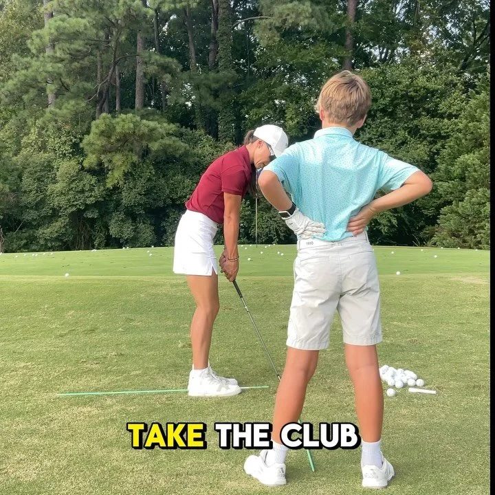 This kid&rsquo;s got game! ⛳️
Here are a few lesson clips! ➡️
We started with chipping- tidying up the setup and takeaway- then worked our way back to some pitch shots. 

&bull;
&bull;
&bull;
#chipping #shortgame #juniorgolf #golflesson #learngolf #g