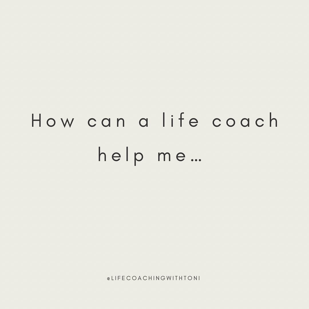 How can a life coach help me&hellip;

The possibilities are endless folks.

Do you struggle with self-image?
Do you want to take your business to next level but are stuck?
Do you find yourself in one toxic relationship after another?
Do you want to l