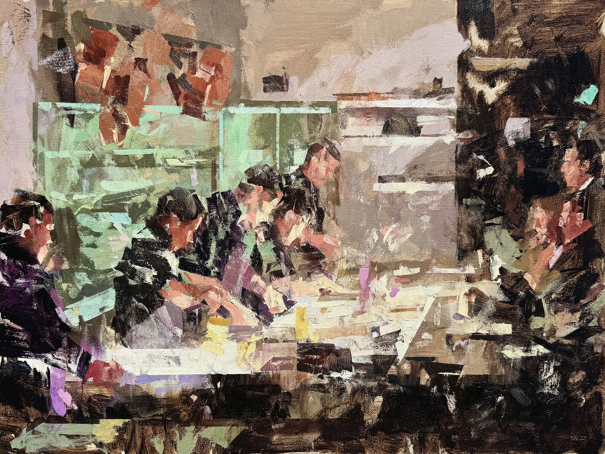 "Front Row" - 24x18in