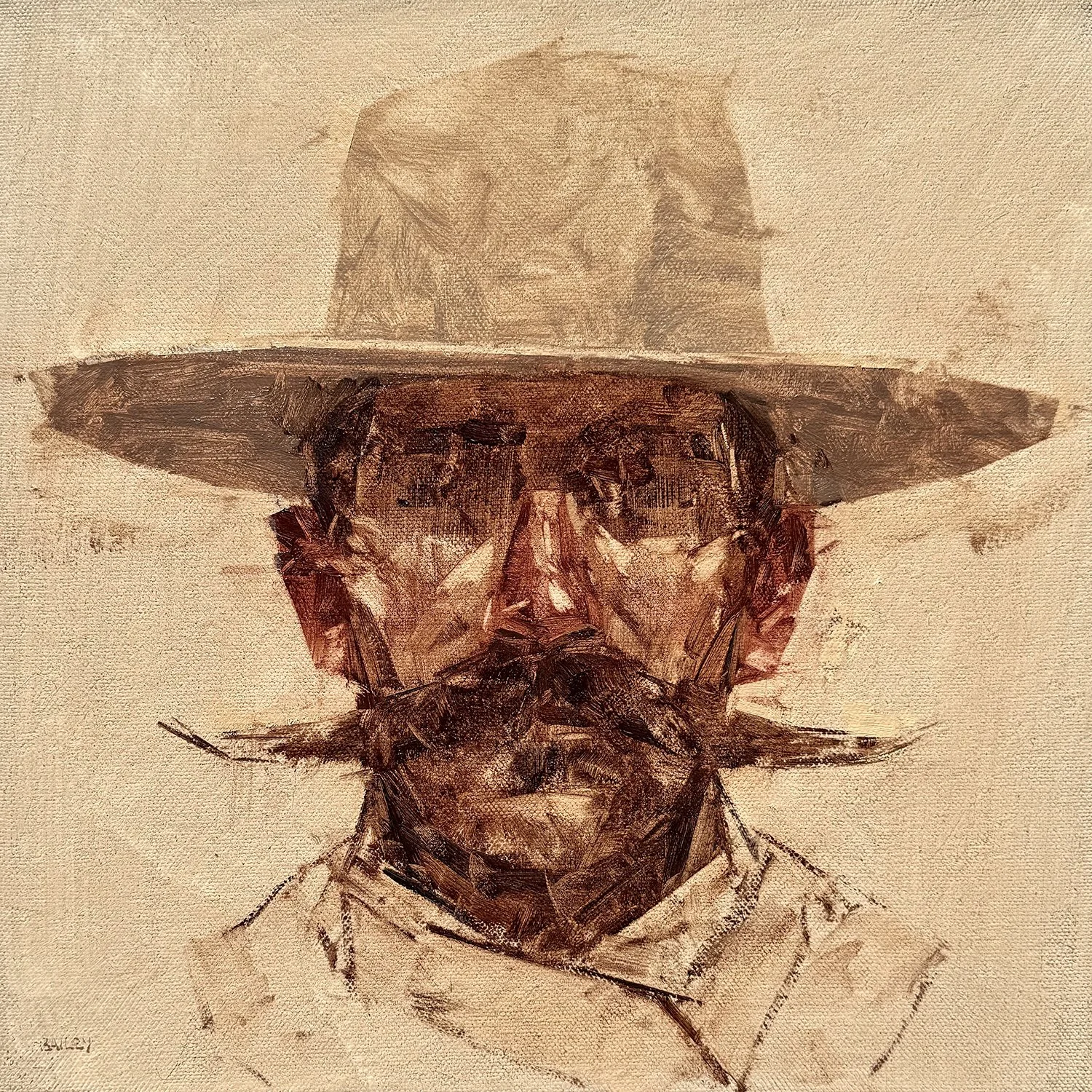 "Bad Hombre XLVIII" - 12x12in (SOLD)