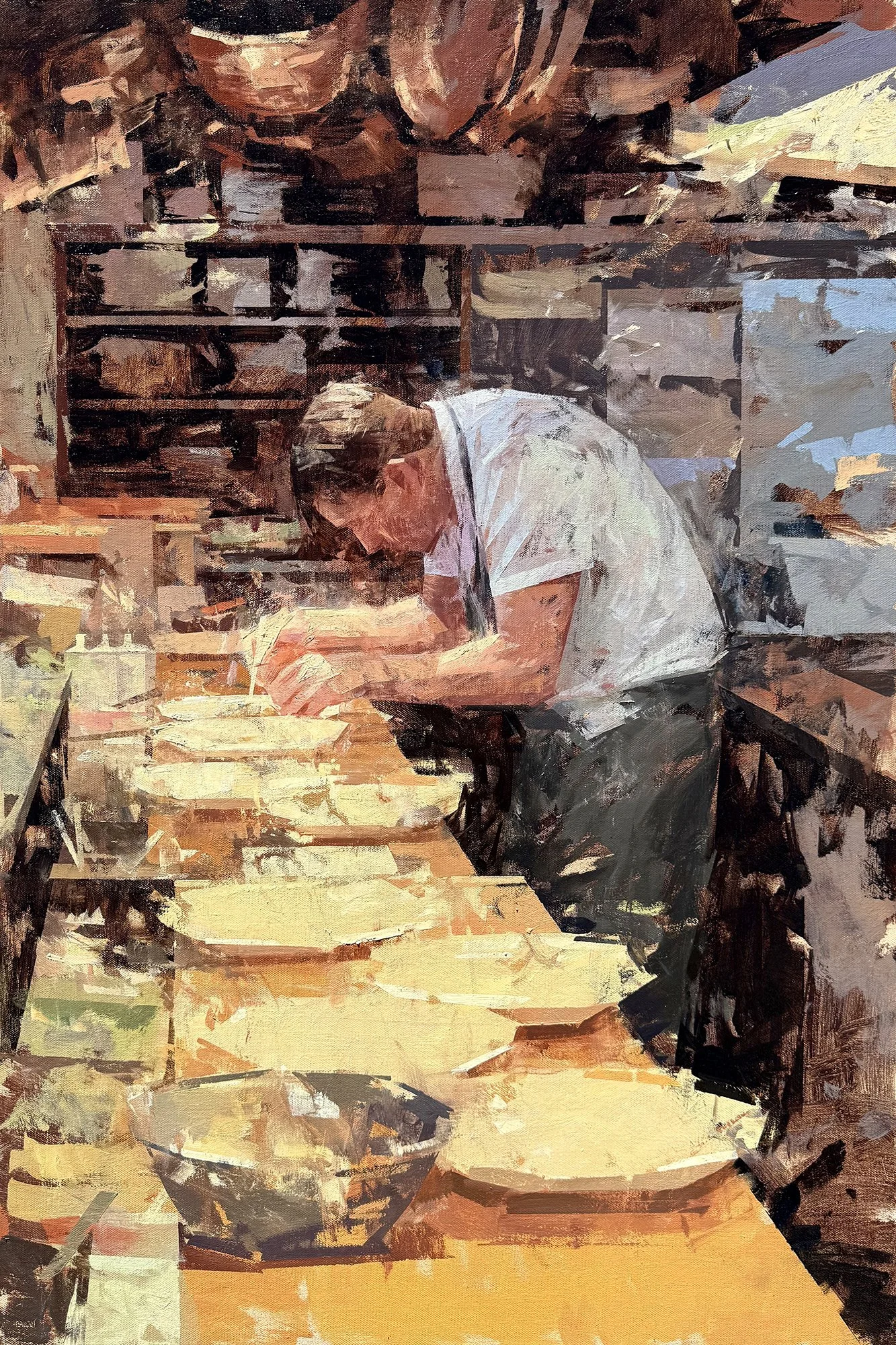 "Plating" - 24x36in (SOLD)