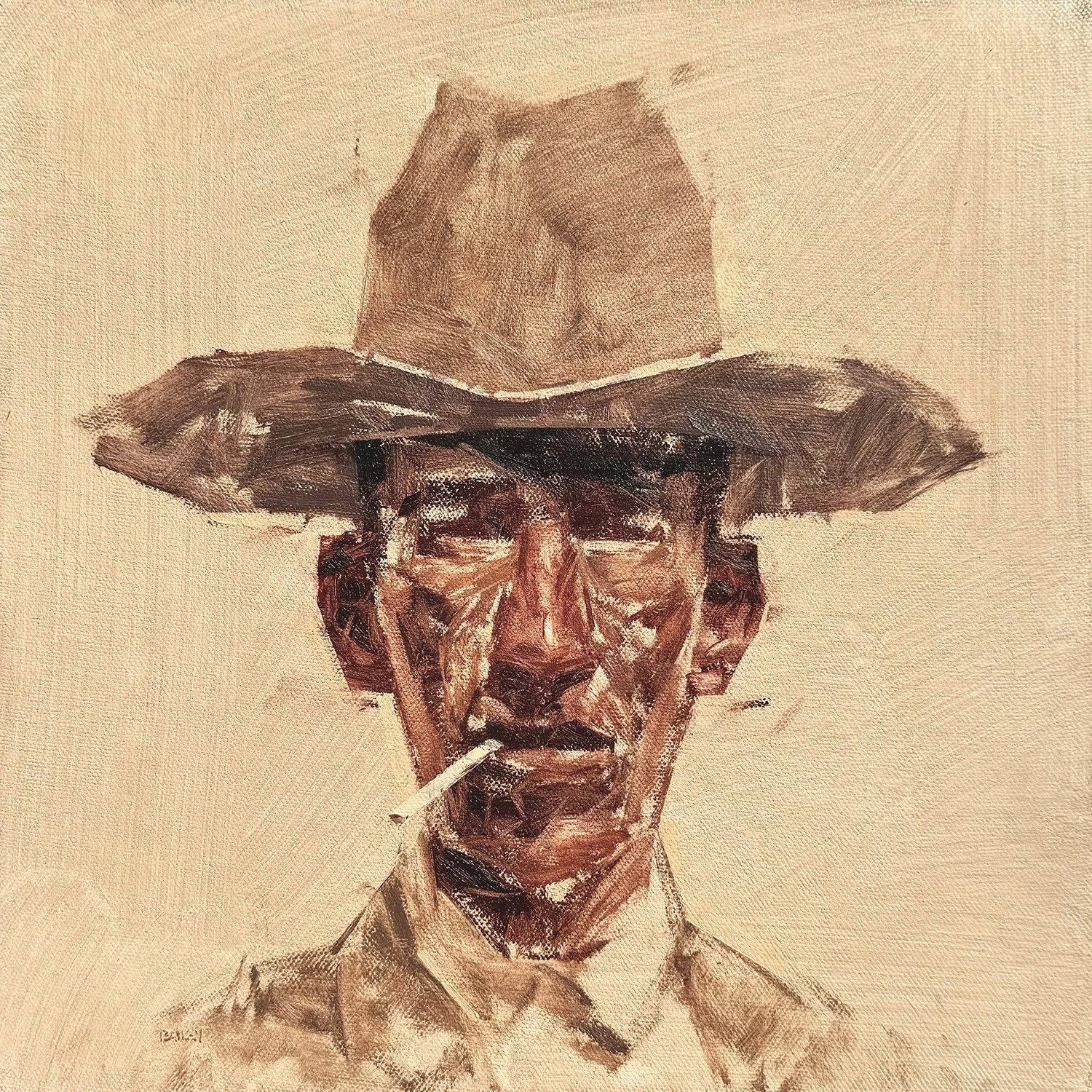 "Bad Hombre XXXVI" - 12x12in (SOLD)