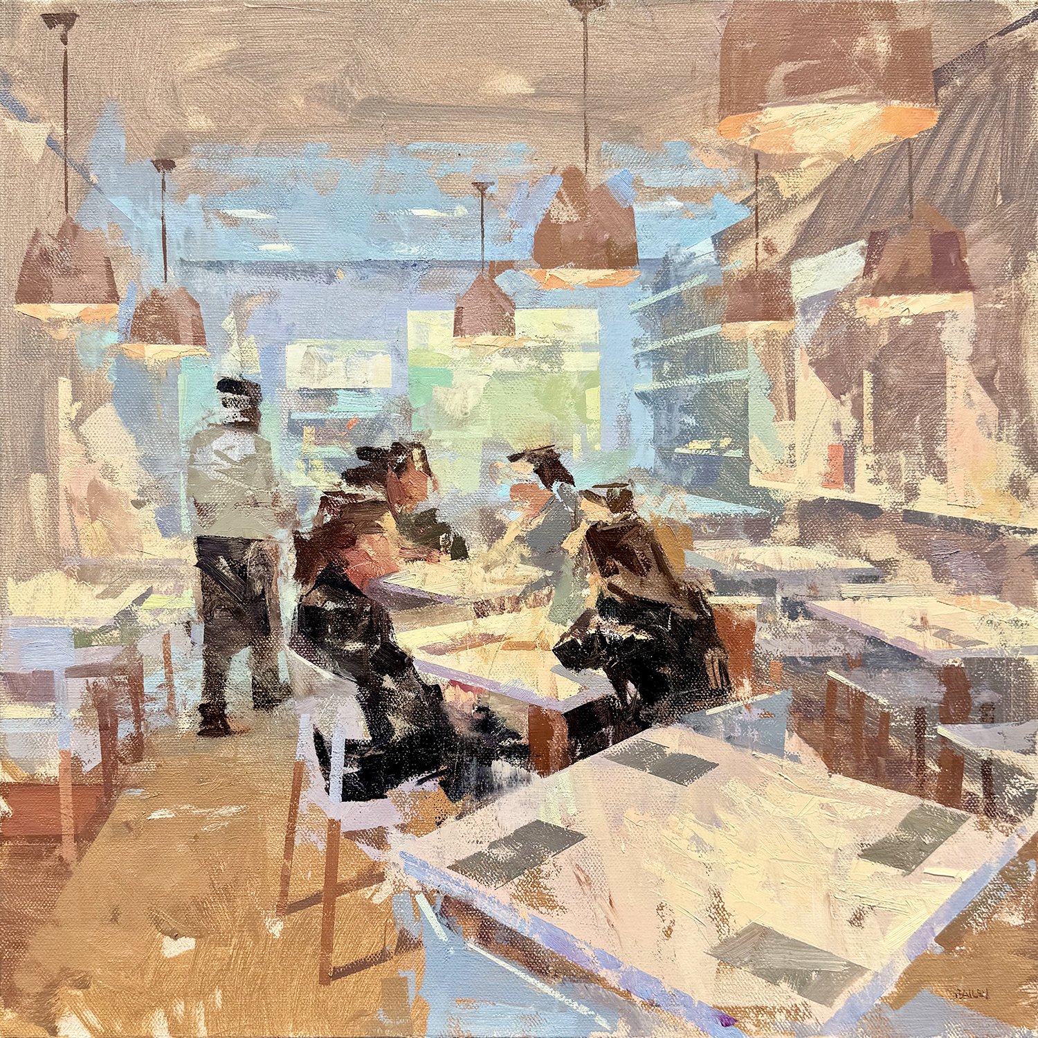 "Gather" - 16x16in (SOLD)