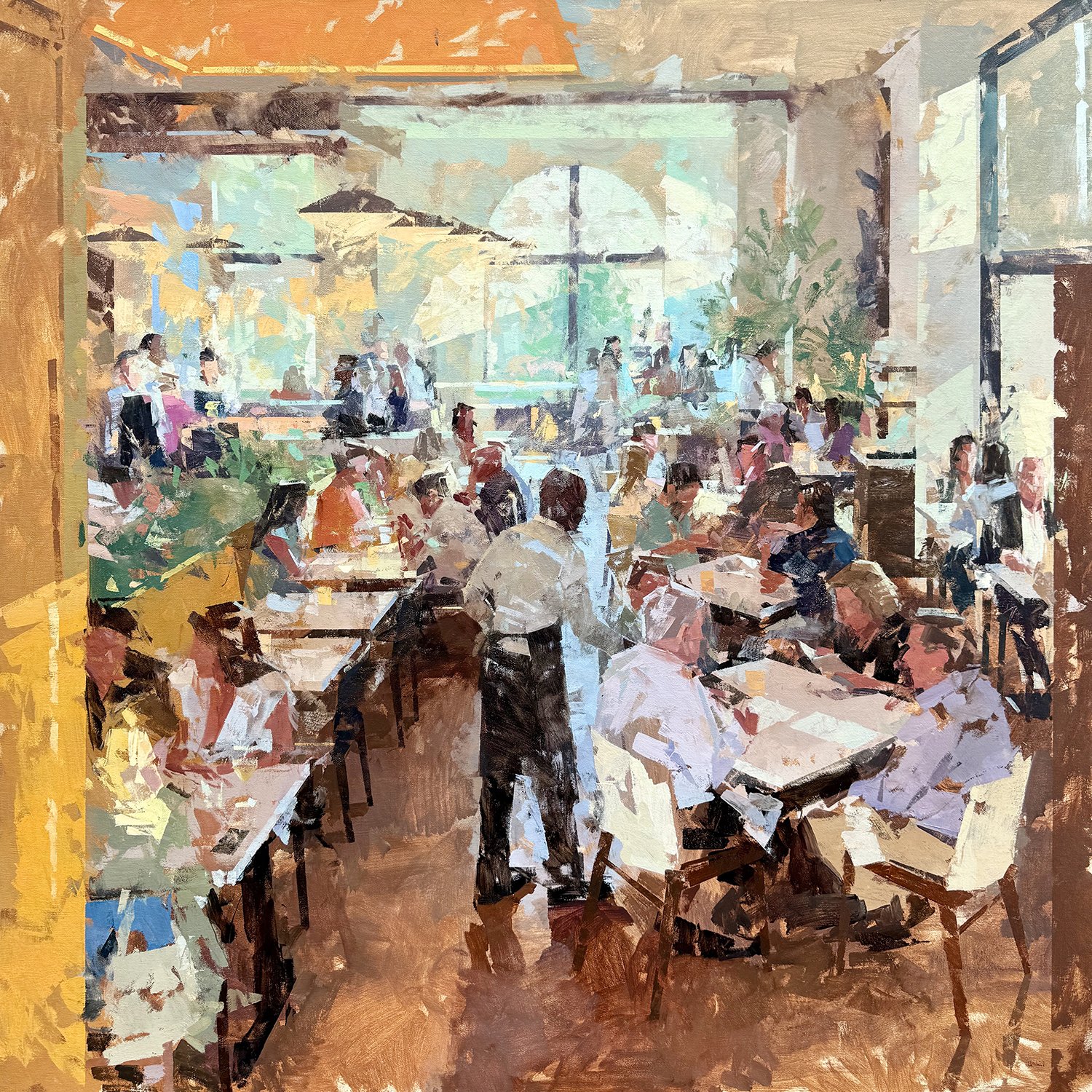 "Costa Color" - 40x40in (SOLD)