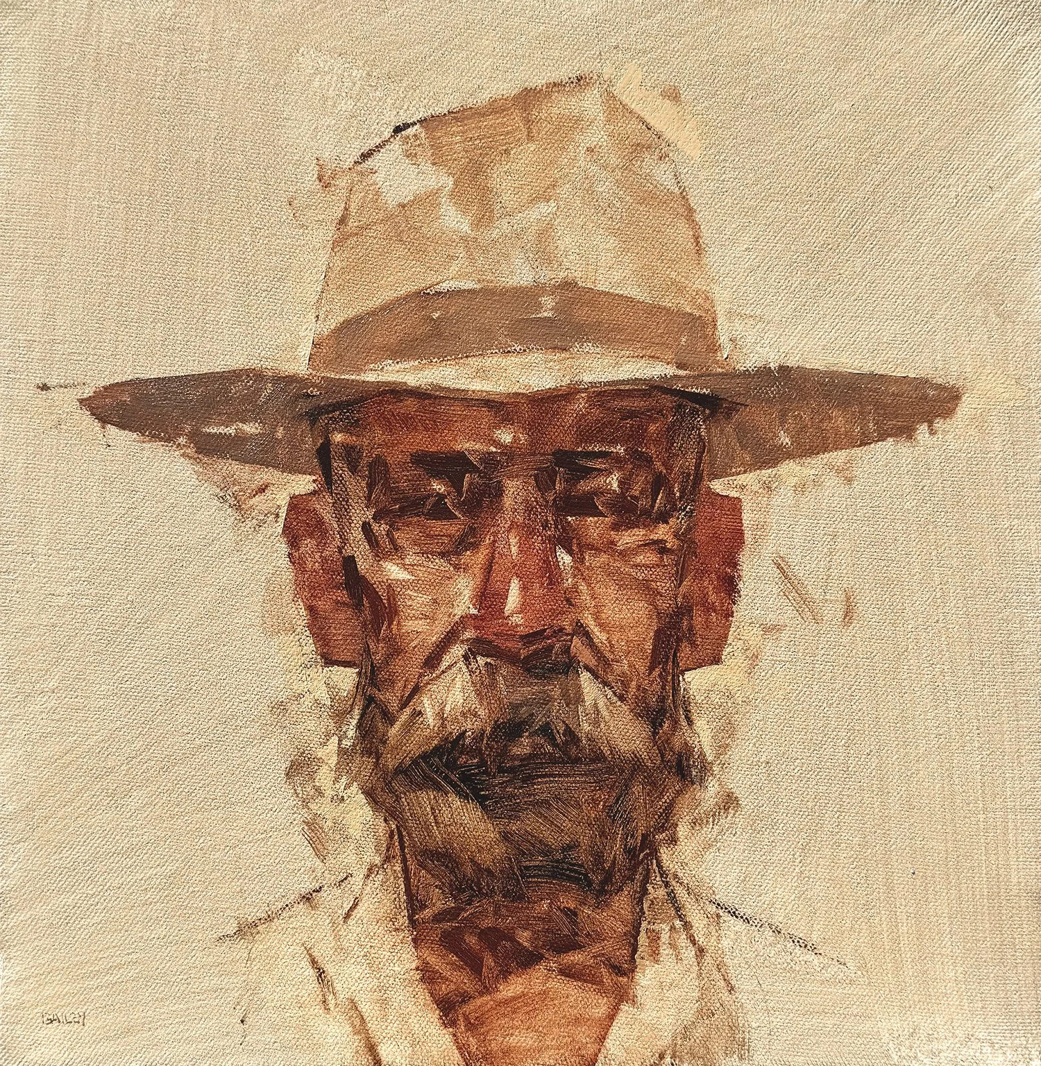 "Bad Hombre XLI" - 12x12in