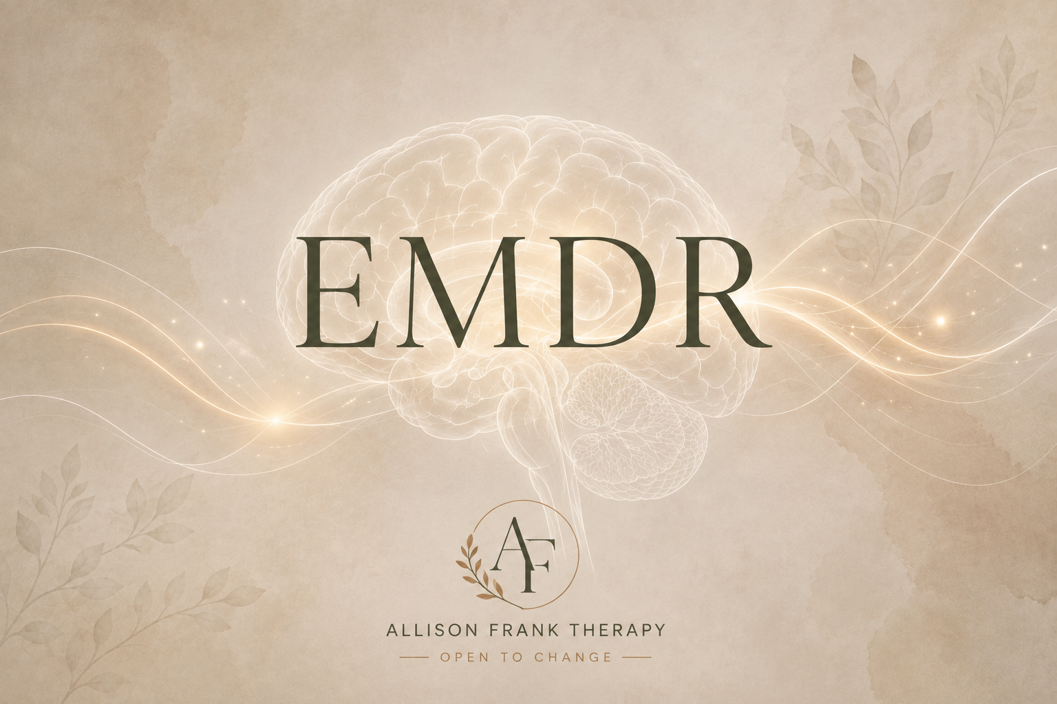 EMDR therapy illustration representing trauma processing and healing