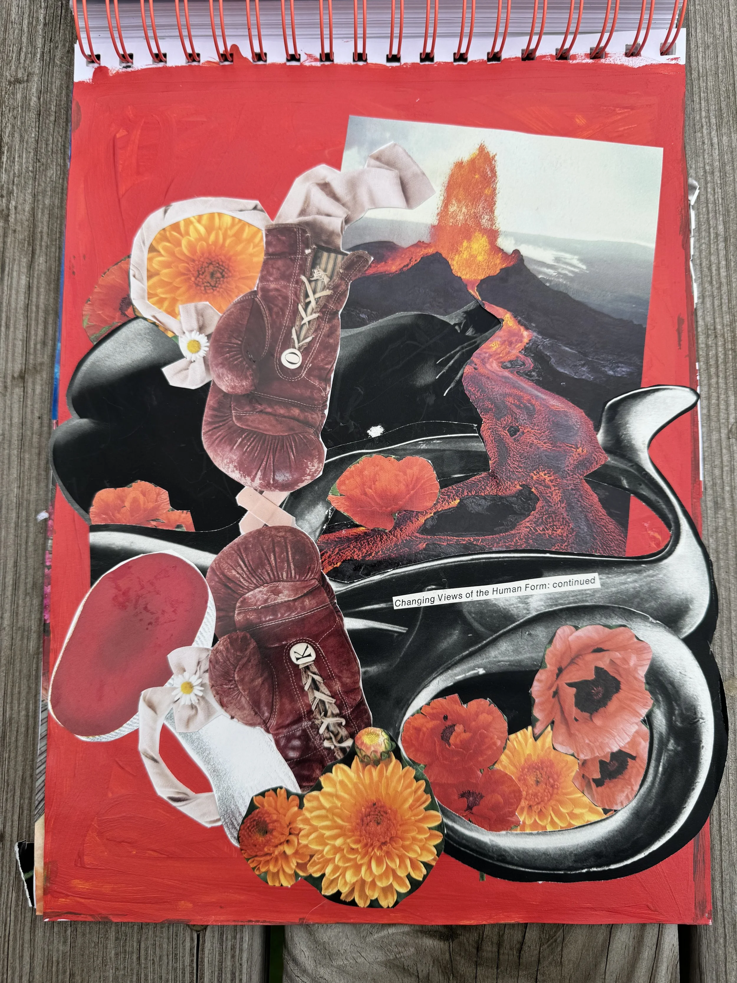 "Knockout" 11x14 collage 2025