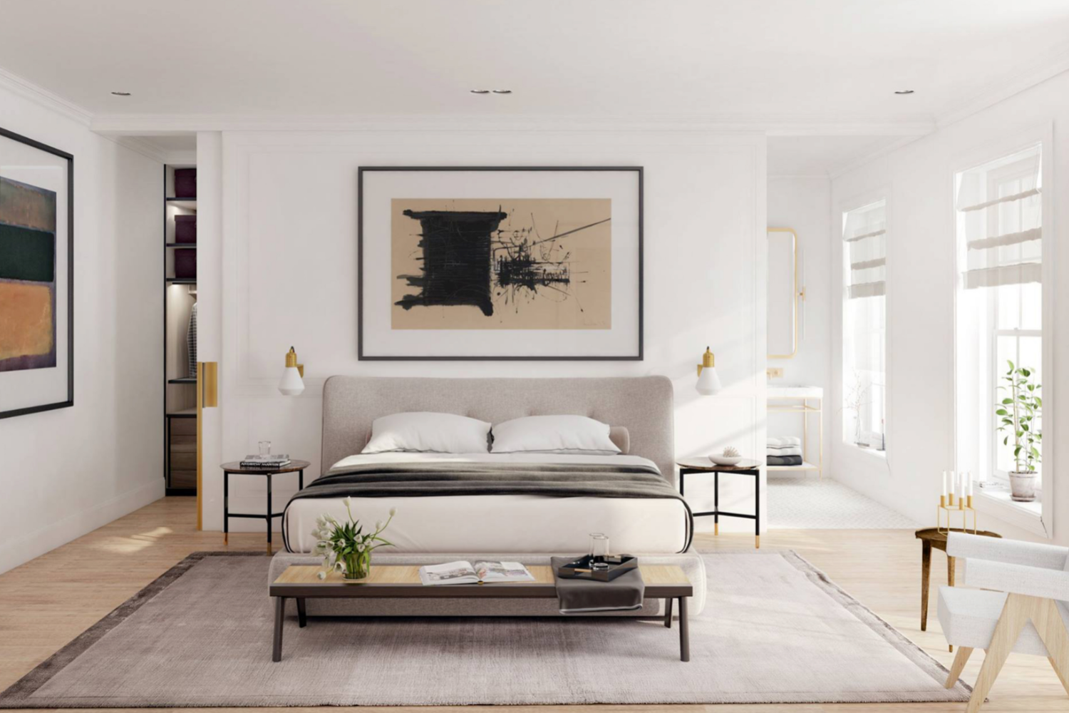 Modern bedroom interior design