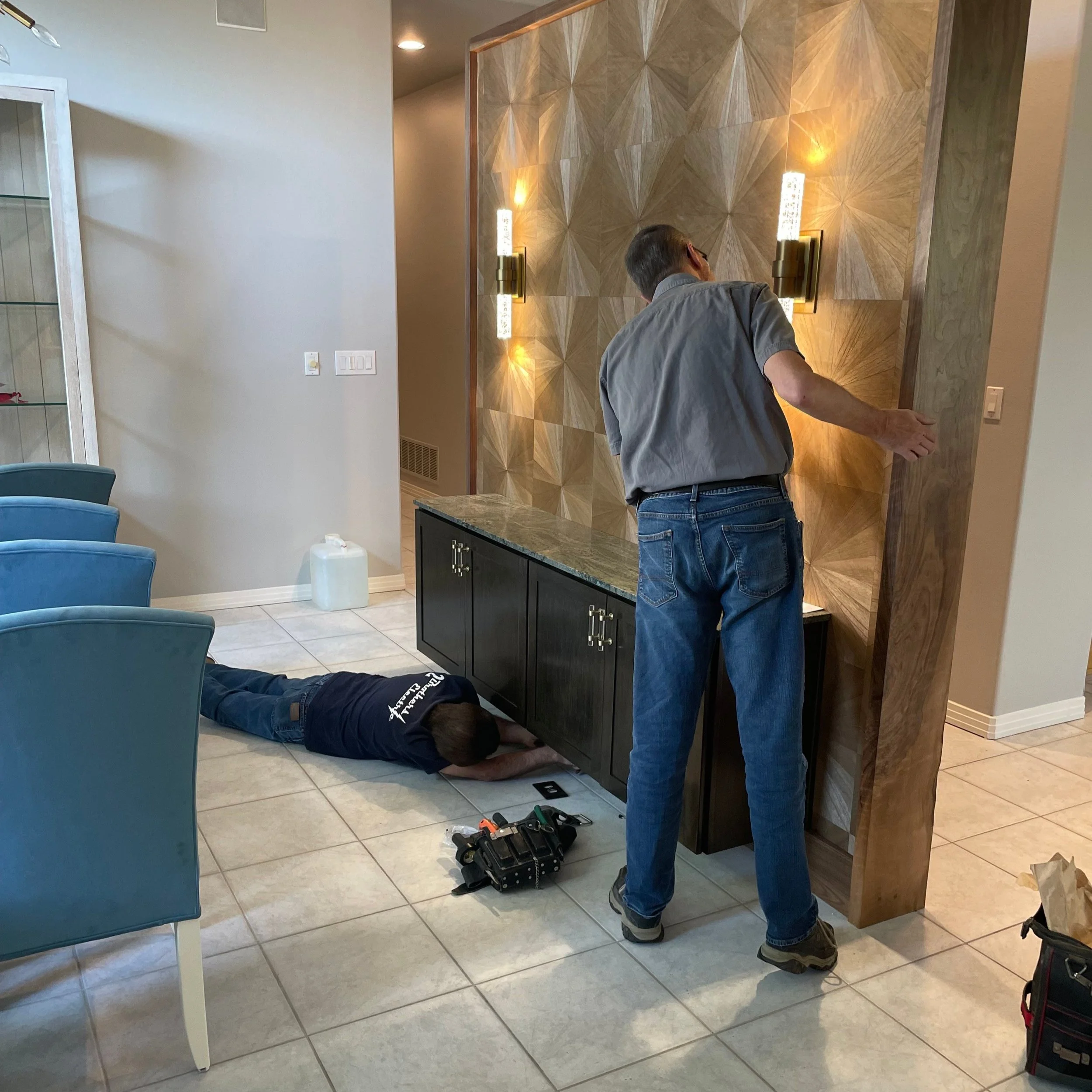 Experienced contractors from Adrienne Morgan Interiors.