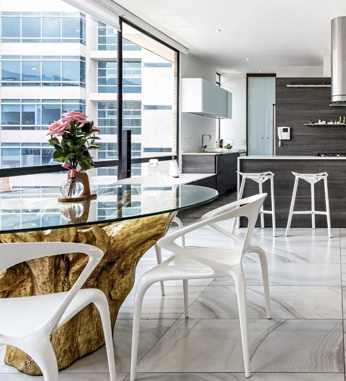 Modern and traditional design mixed