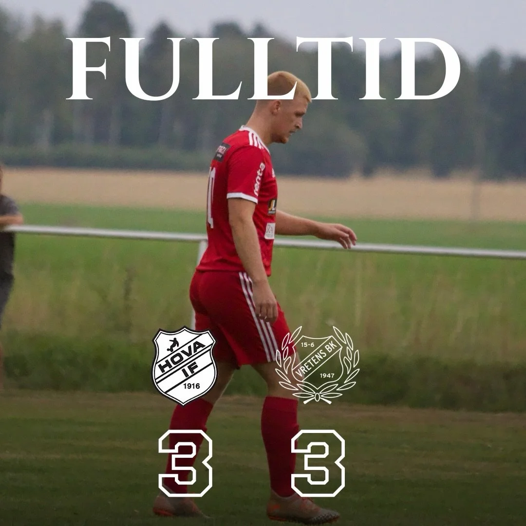 Dagens tr&auml;ningsmatch slutar oavgjort efter en prestation d&auml;r vi har bra koll p&aring; spelet. 
Vi kommer till l&auml;gen och g&ouml;r tre m&aring;l, men &auml;r inte tillr&auml;ckligt skarpa i avg&ouml;rande situationer. N&aring;got vi tar 