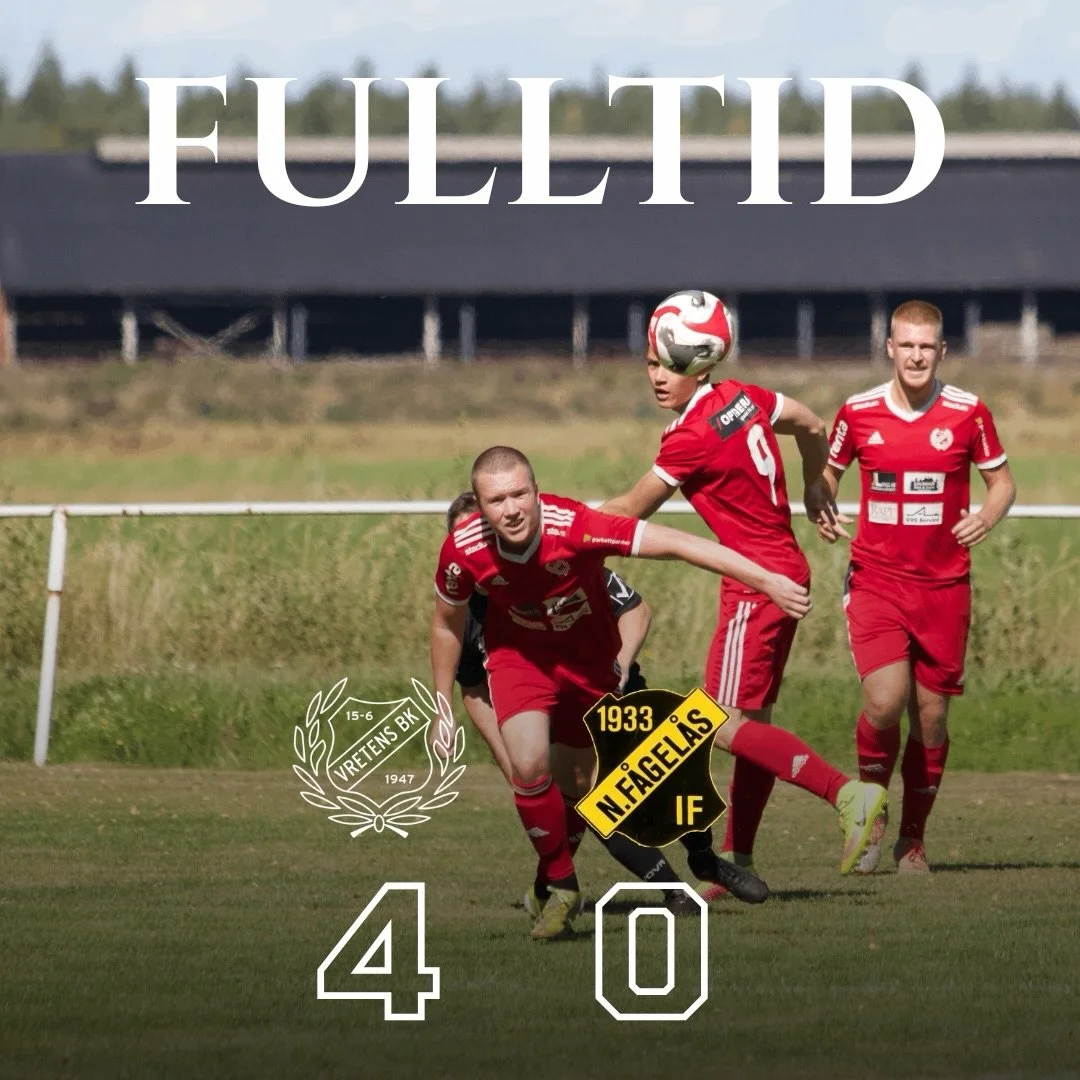 VINST! 4&ndash;0 💥

&Auml;ntligen islossning och en riktigt stark laginsats fr&aring;n f&ouml;rsta minuten till sista signal ⚽️

Albin stod f&ouml;r tv&aring; baljor, Holmberg tryckte dit en och Alvin fyllde p&aring; med ytterligare ett m&aring;l! 
