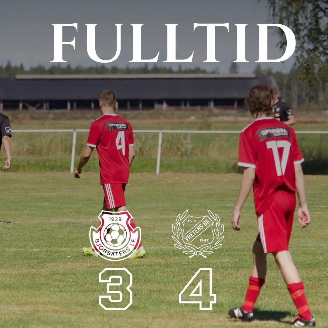 Andra raka segern! 🔴

Vi hamnar i ett tufft l&auml;ge tidigt och ligger under med 2&ndash;0 efter 13 minuter. Men laget visar fin moral och jobbar sig tillbaka till 2&ndash;2 innan paus genom m&aring;l av Albin och Emil G.

Direkt i andra halvlek g&