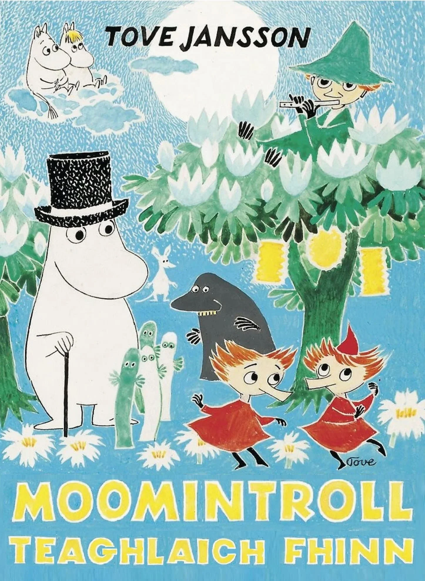 Gaelic cover of Finn Family Moomintroll by Tove Jansson