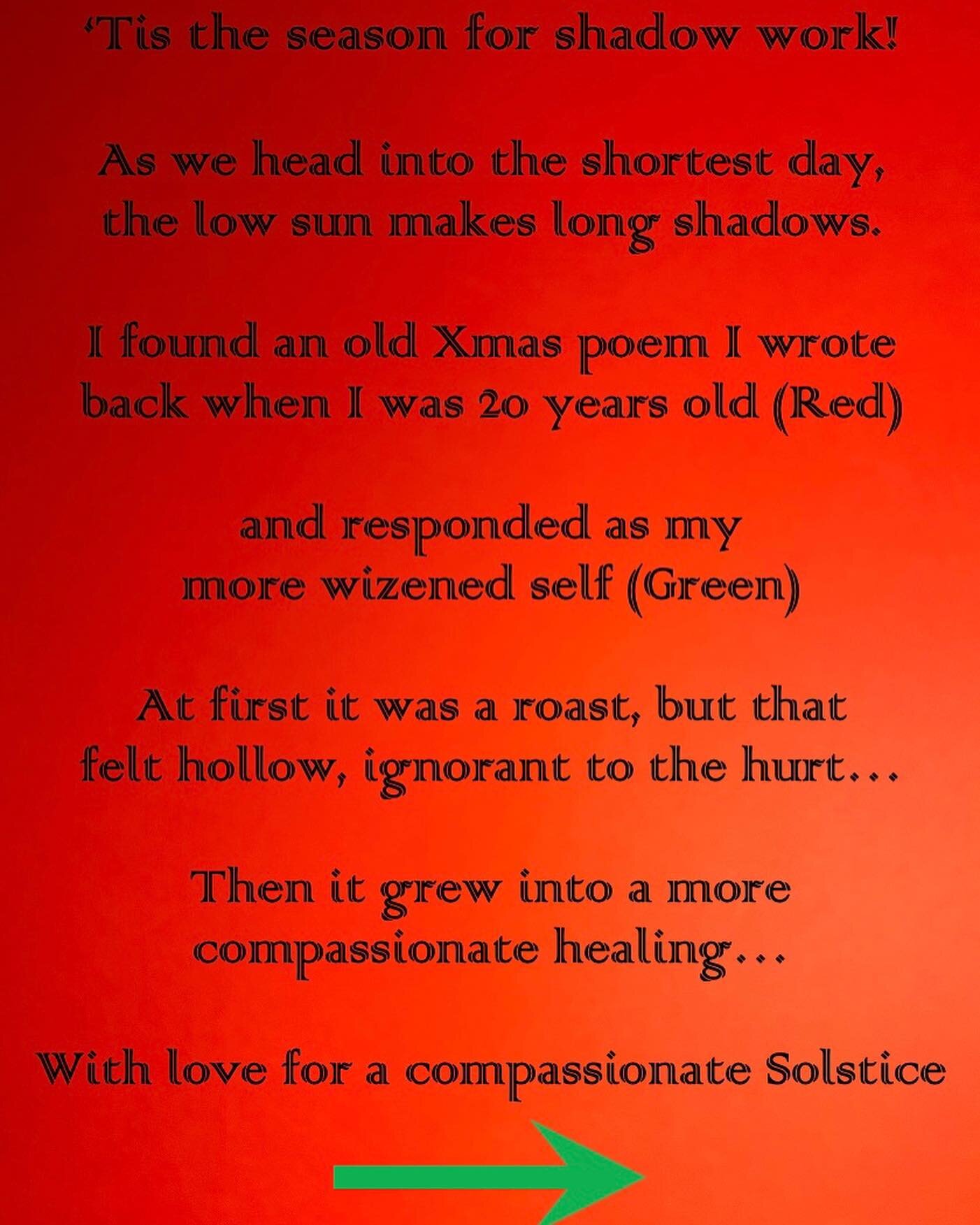 💔Responding to my own broken hearted poem from my younger days proved both disarmingly raw and powerfully healing&hellip;
As we honour the present moment, we can also find times to sit with our wounded past selves in their pain and try to be what th