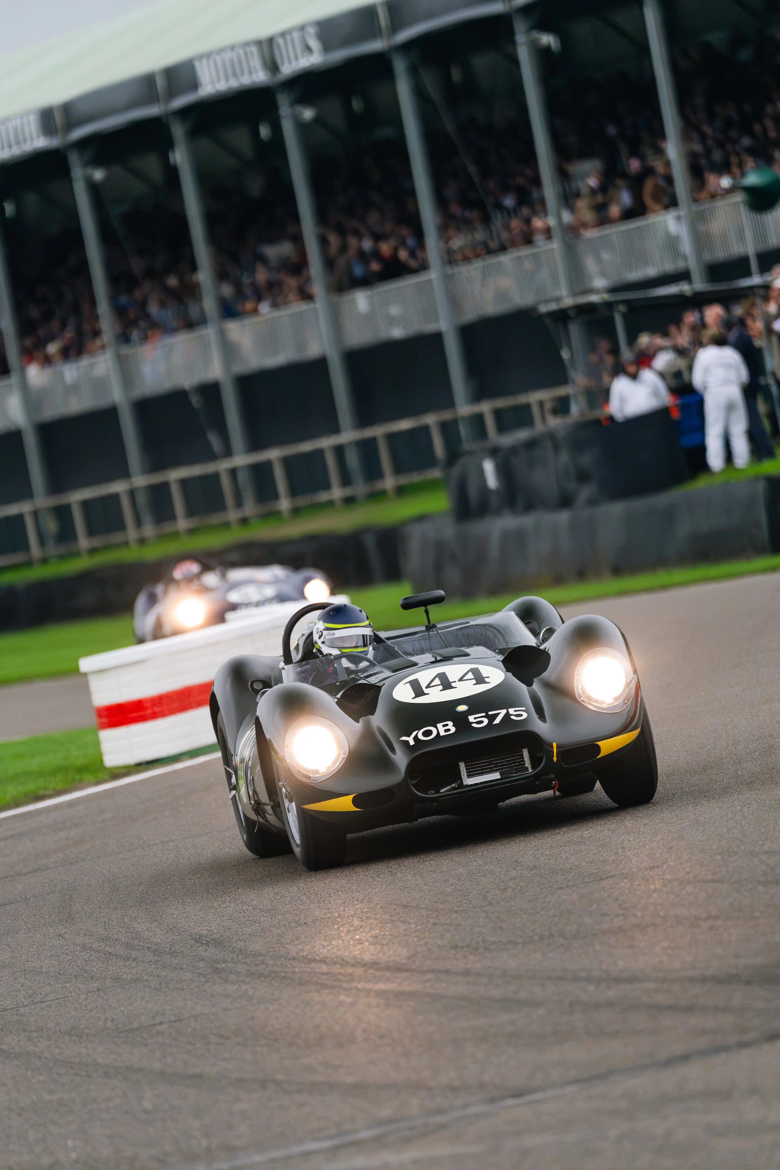 Lister Jaguar Knobbly YOB 575 – at Goodwood Revival Sept 2026, chassis BHL120