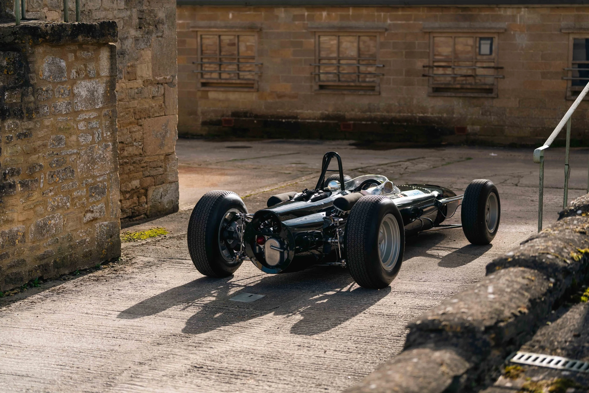 BRM P261 Formula 1 – rear three-quarter, ex-Jackie Stewart, Goodwood Revival Glover Trophy winner